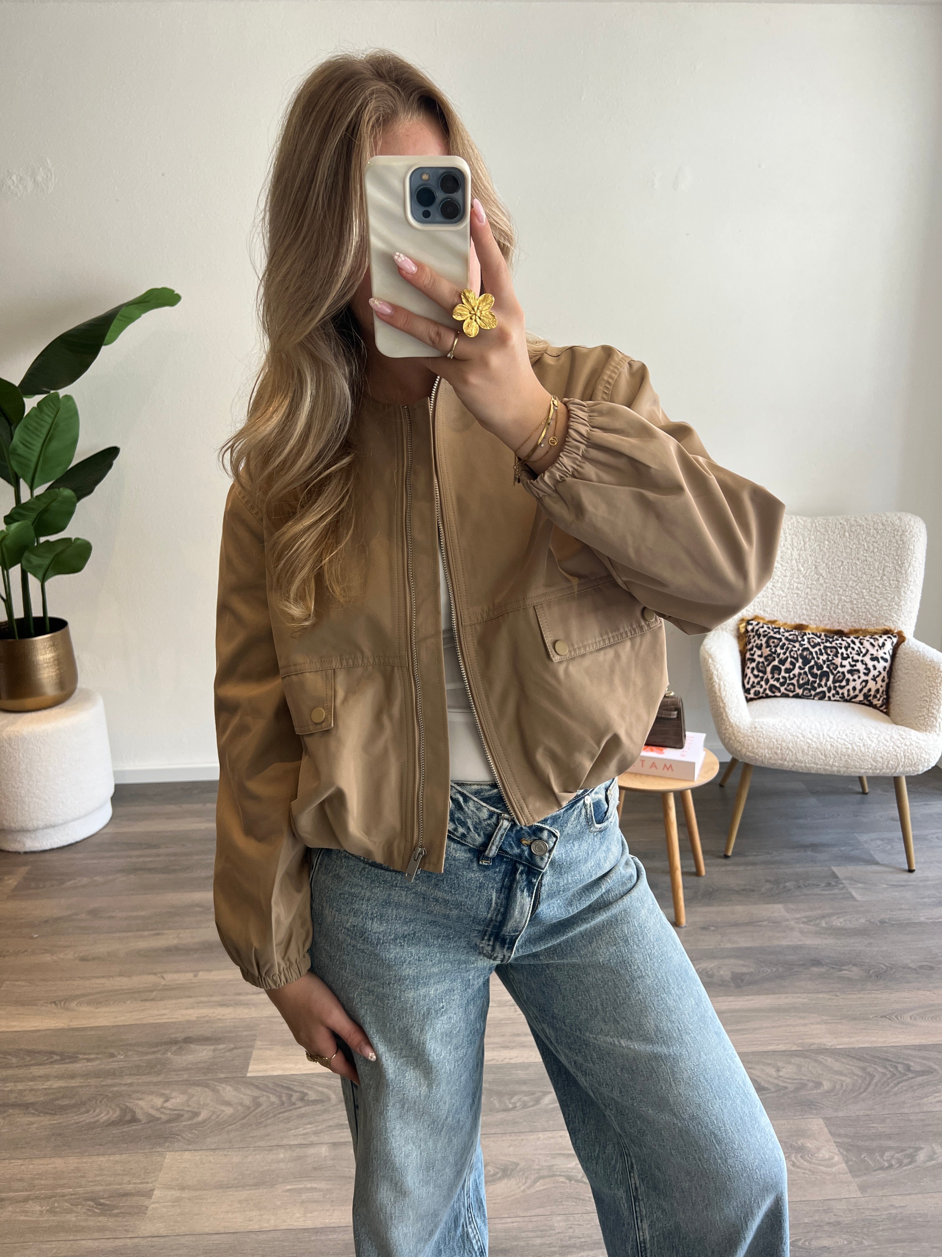 Bomberjas Tessa | Beige