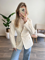Blazer Tess Fitted | Creme
