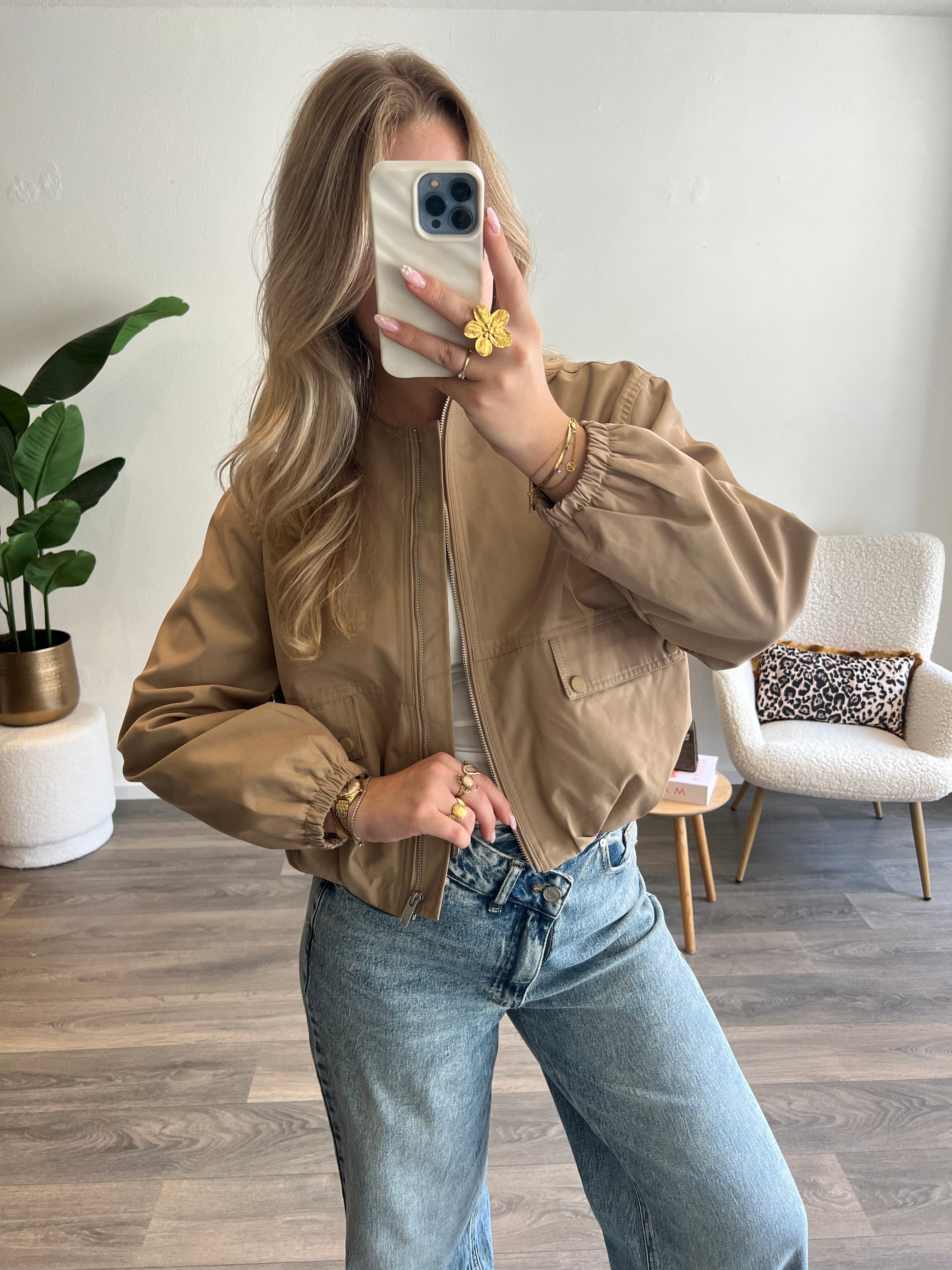 Bomberjas Tessa | Beige