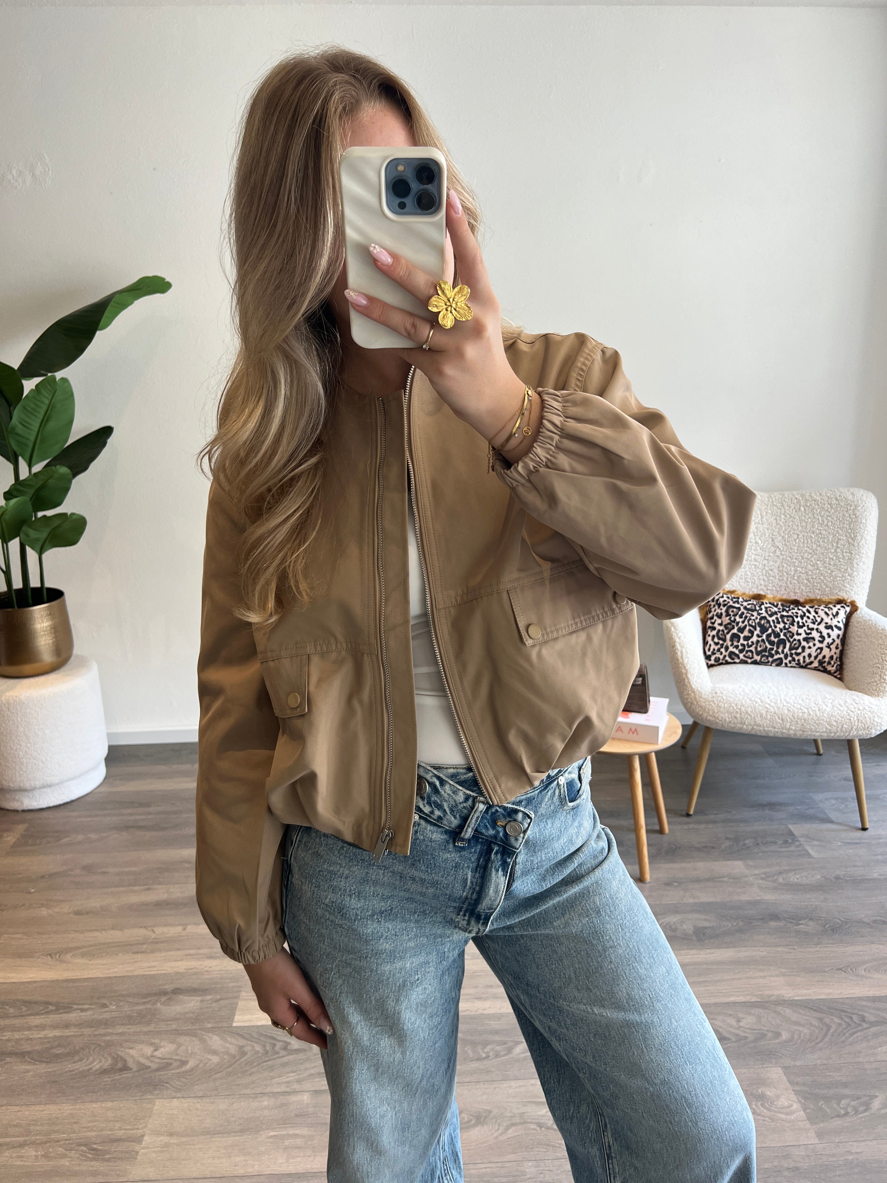 Bomberjas Tessa | Beige
