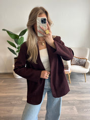 Strass Blazer Amy | Bordeaux