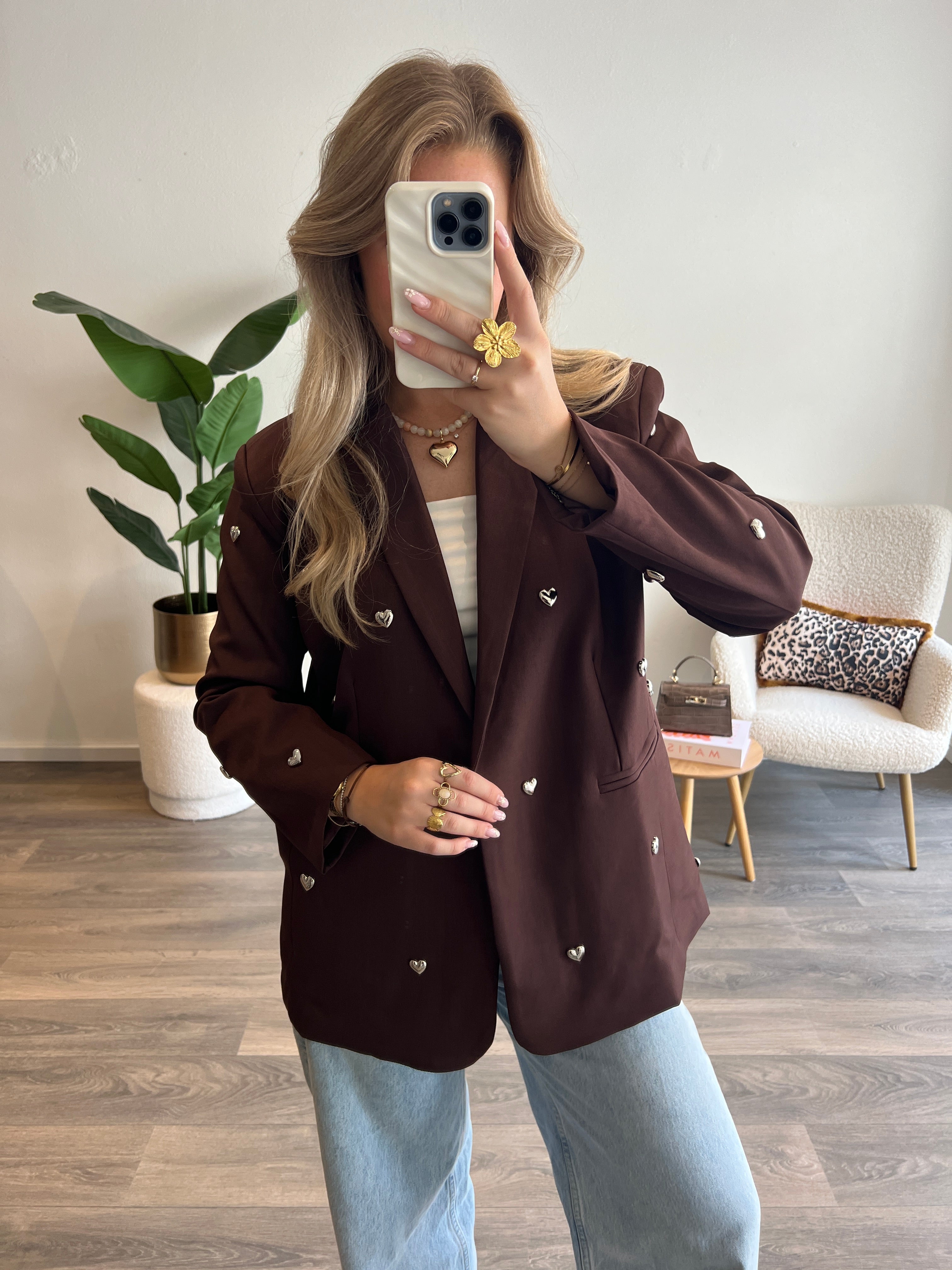 Hearts Blazer Amy | Choco
