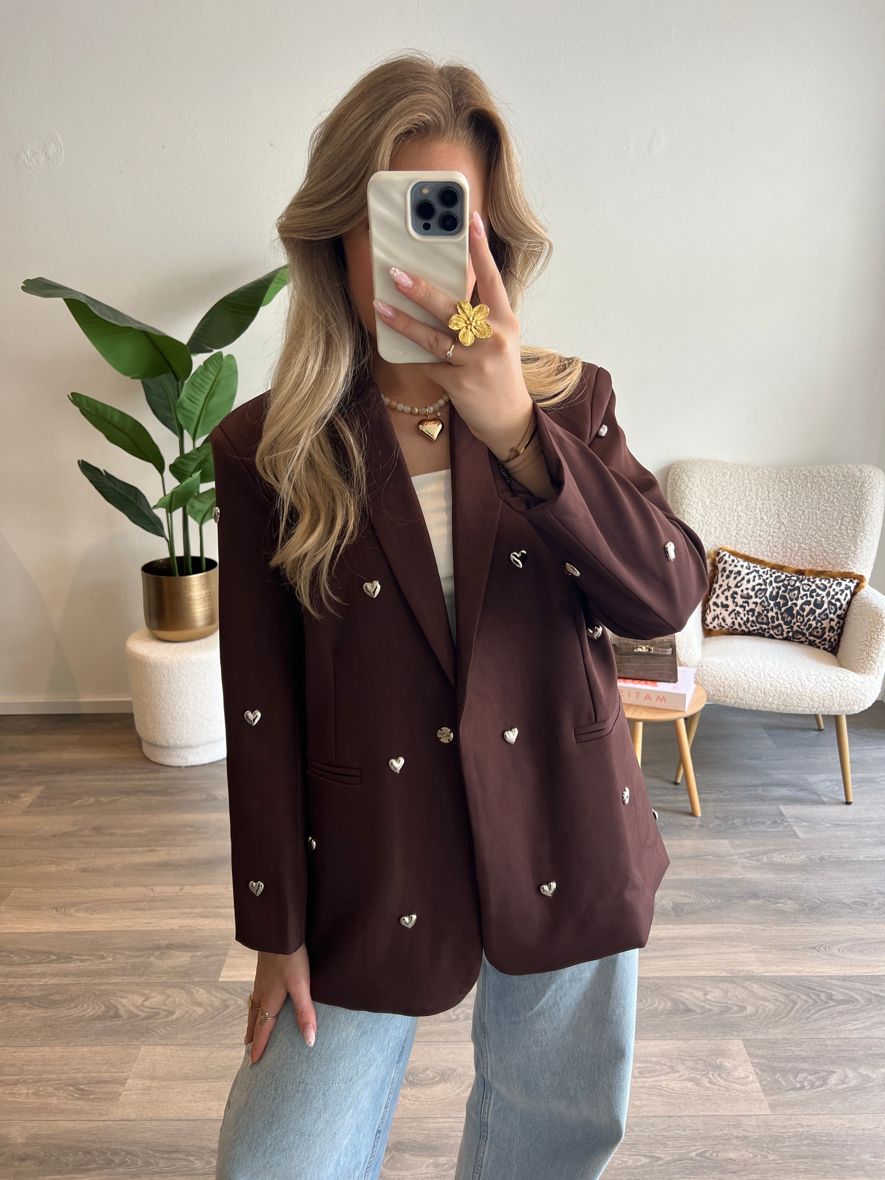 Hearts Blazer Amy | Choco
