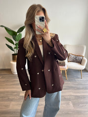 Hearts Blazer Amy | Choco