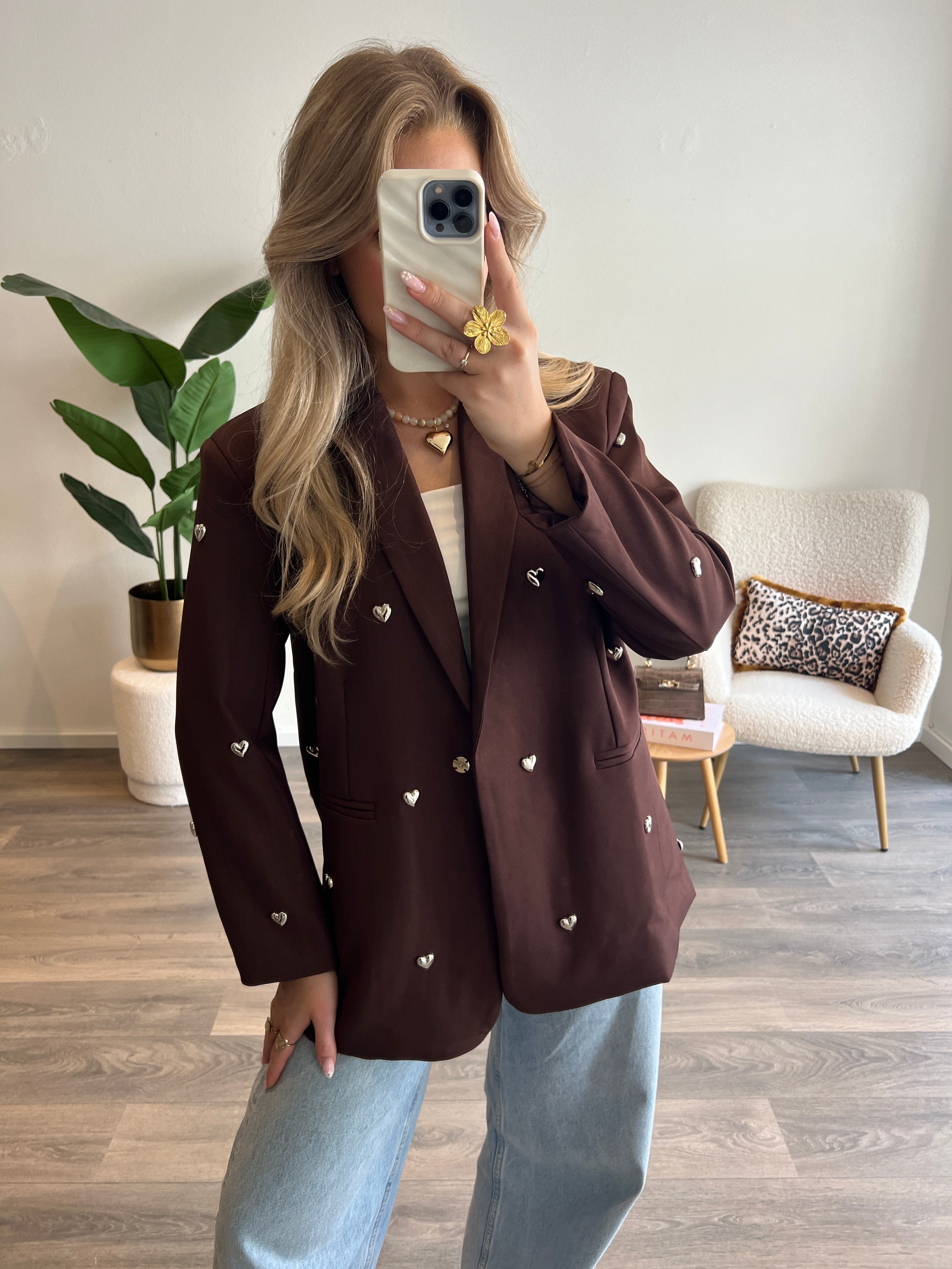 Hearts Blazer Amy | Choco