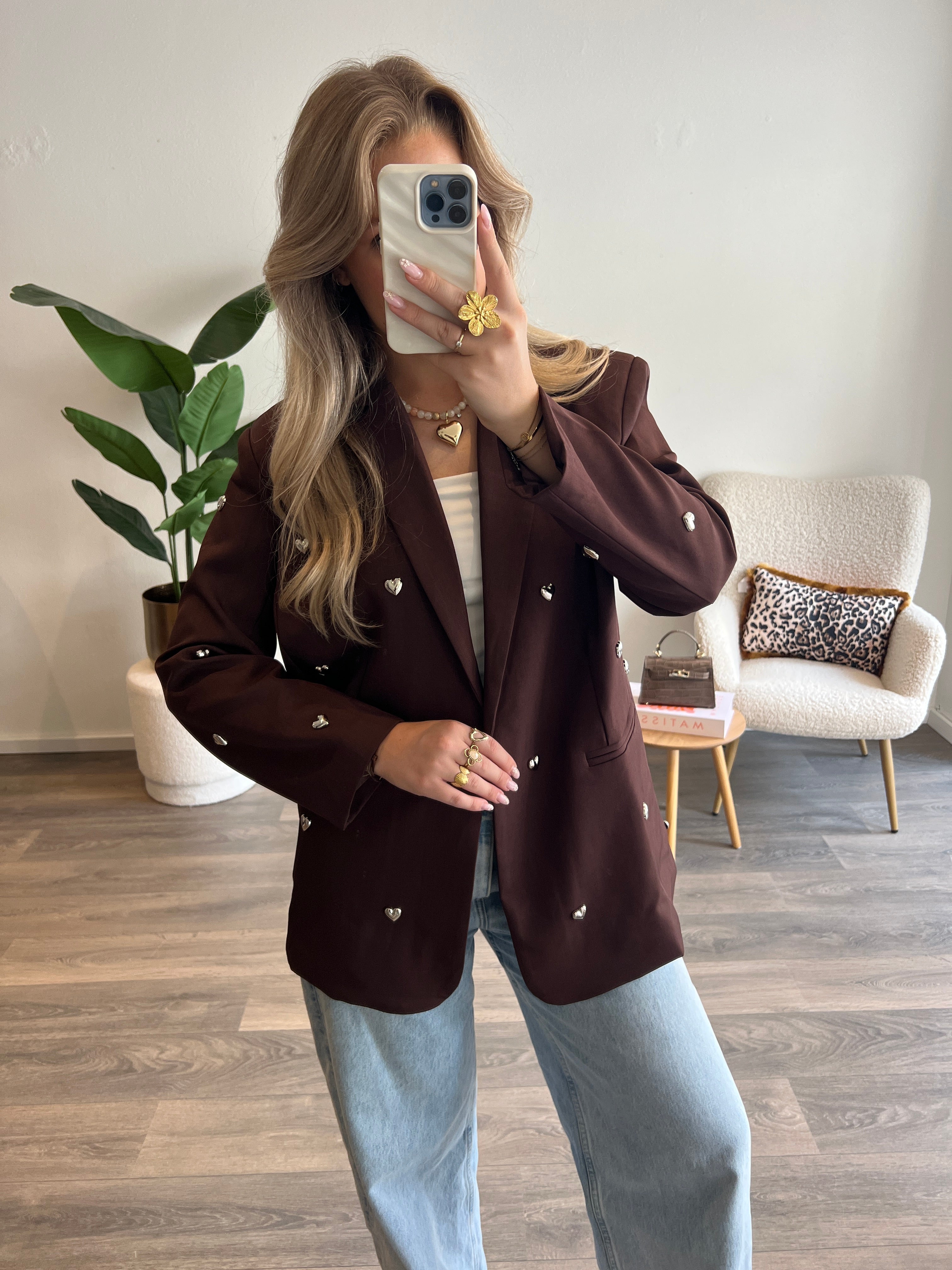 Hearts Blazer Amy | Choco