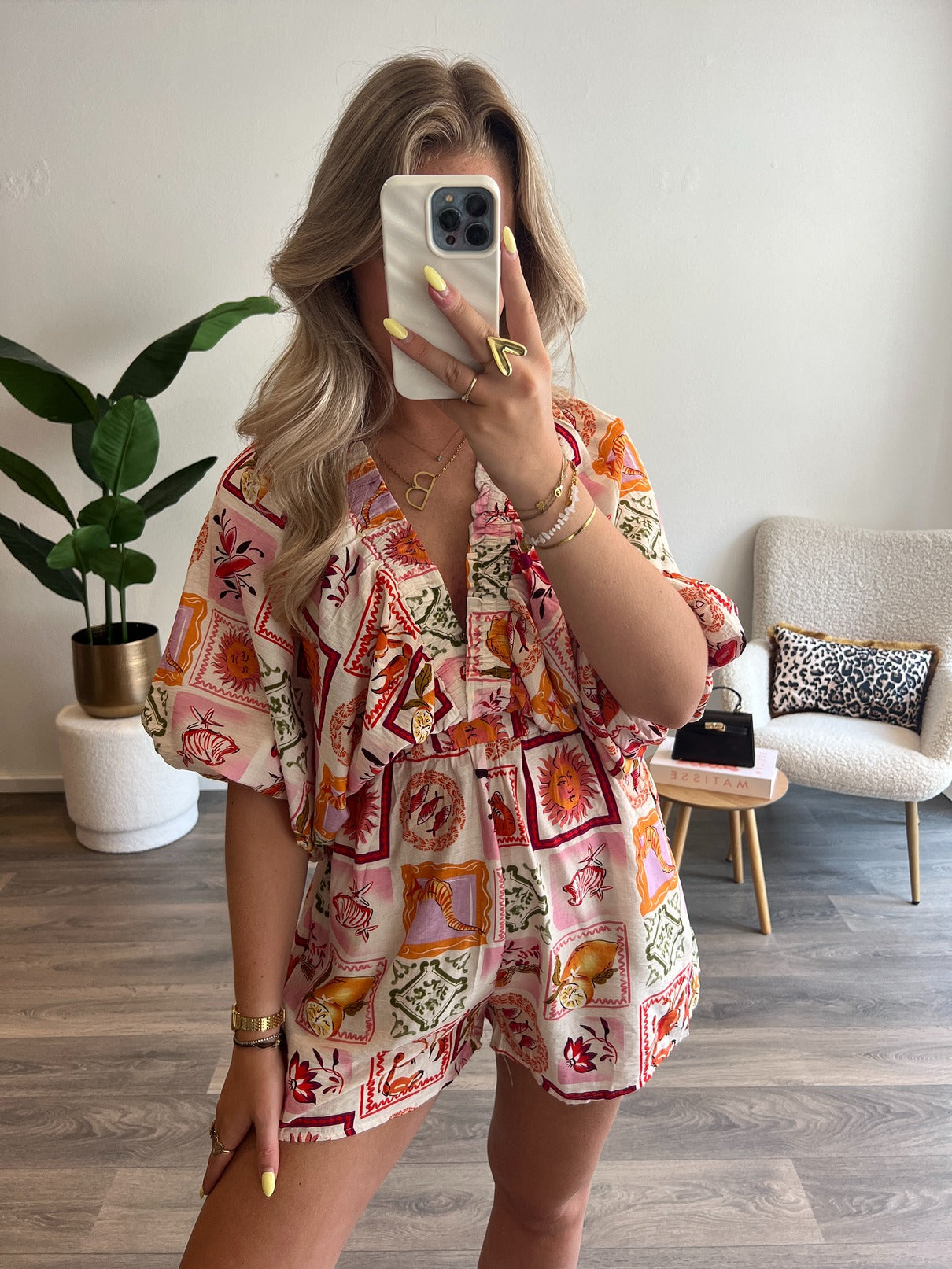 Playsuit Jodie | Wit