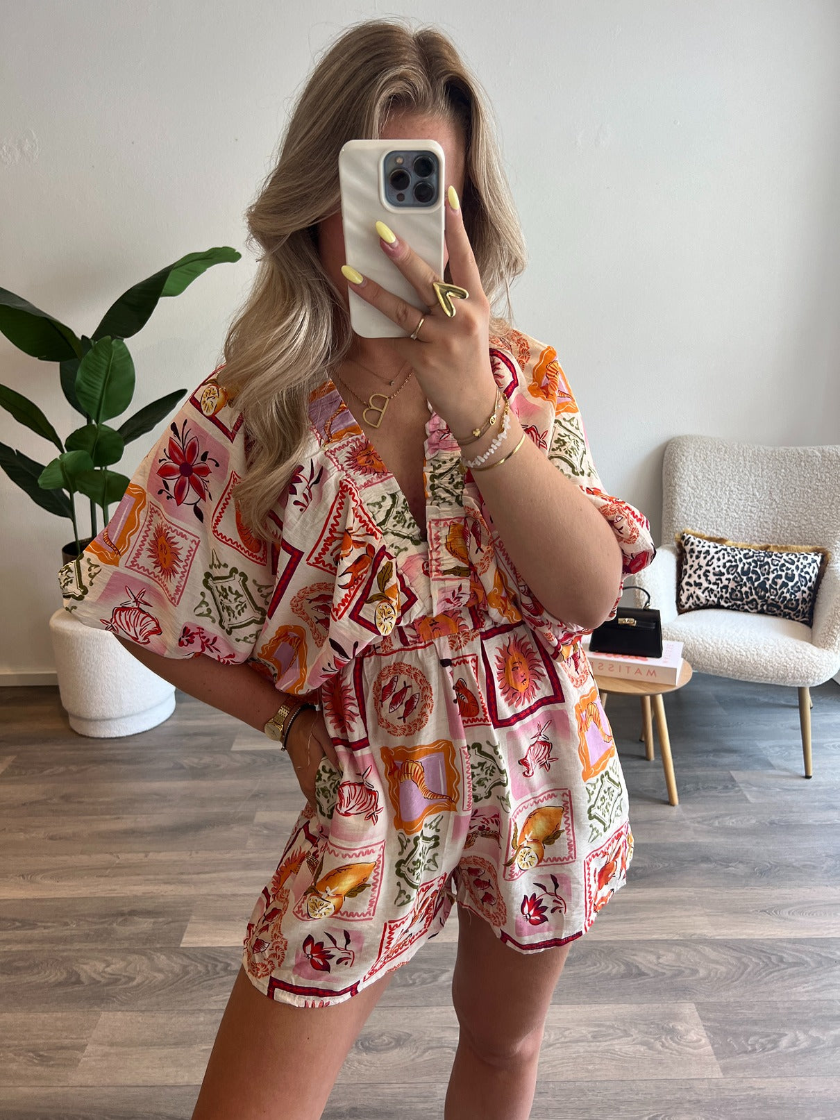 Playsuit Jodie | Wit