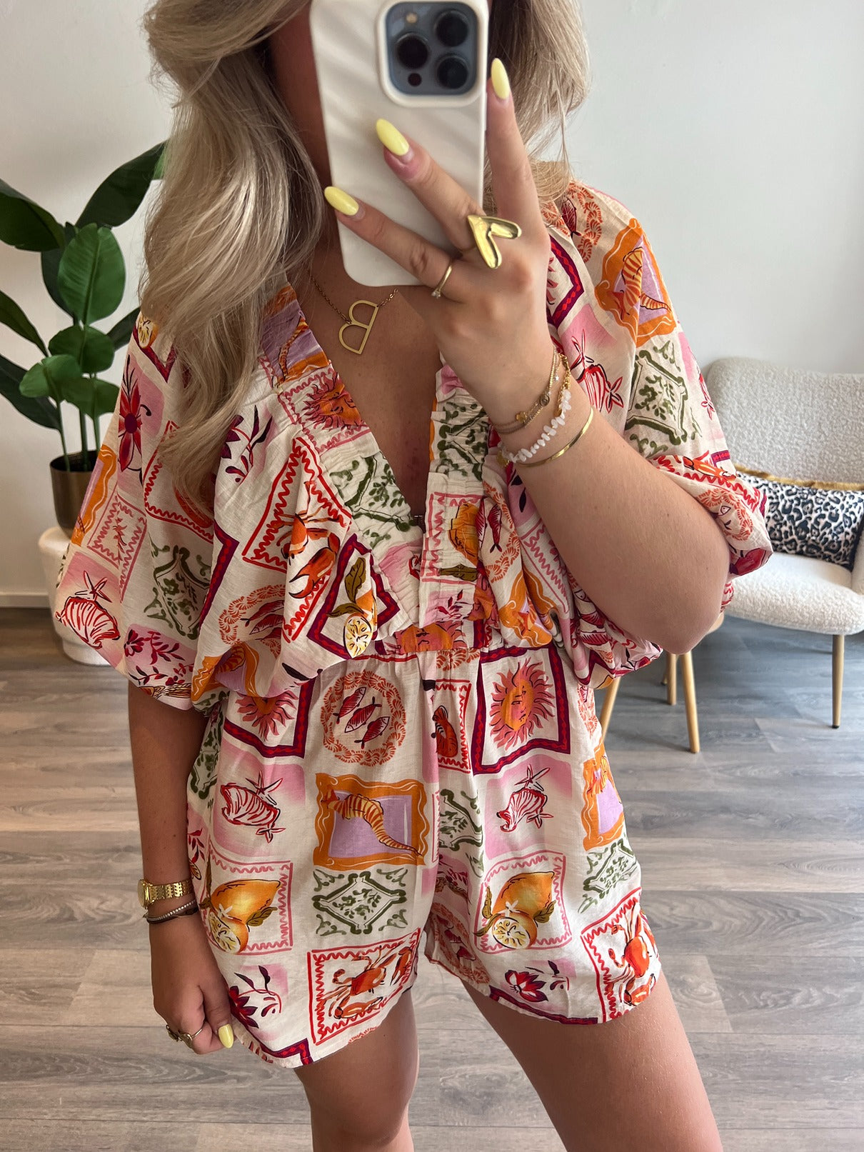 Playsuit Jodie | Wit