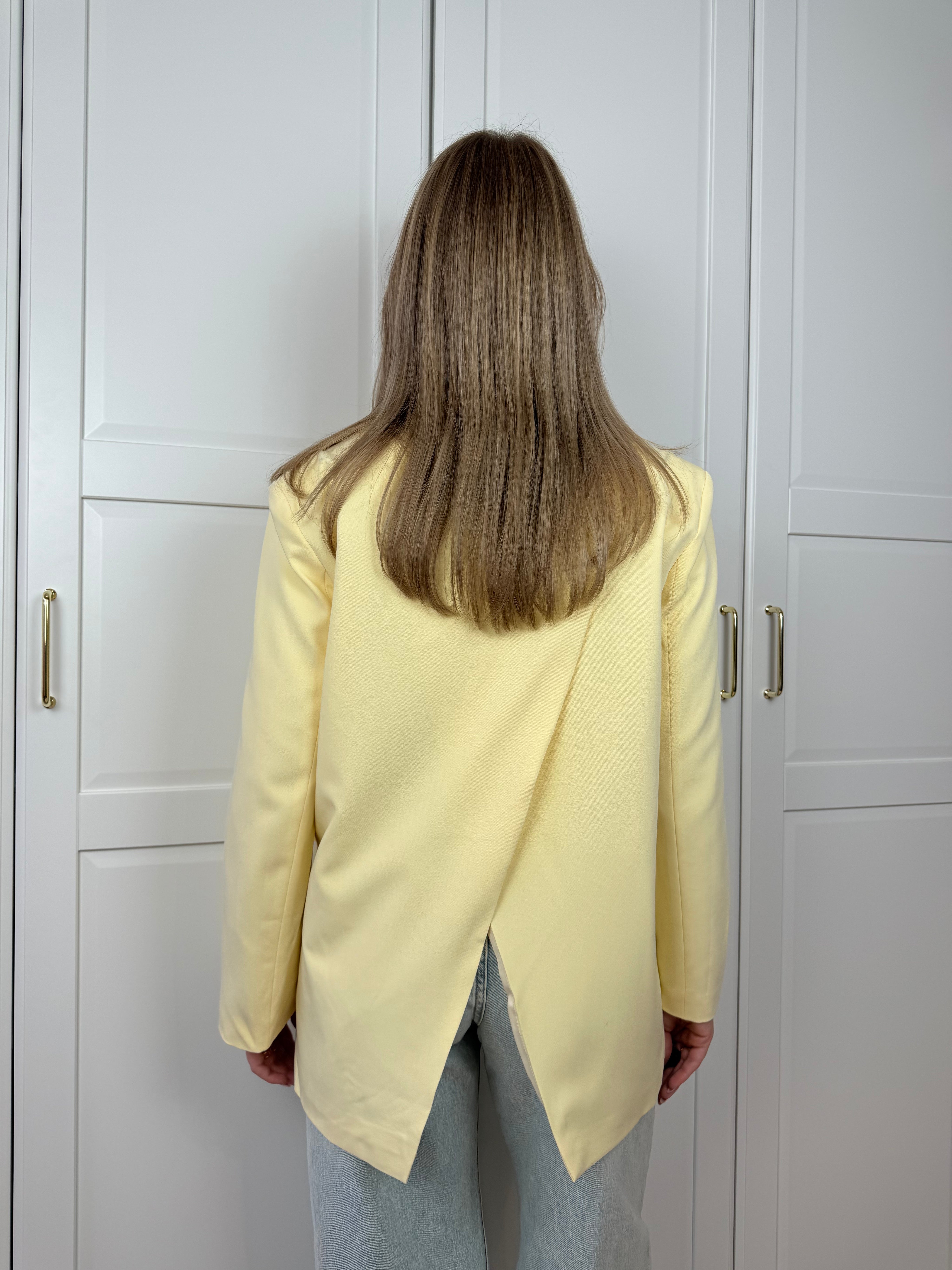 Split Blazer Michelle | Geel