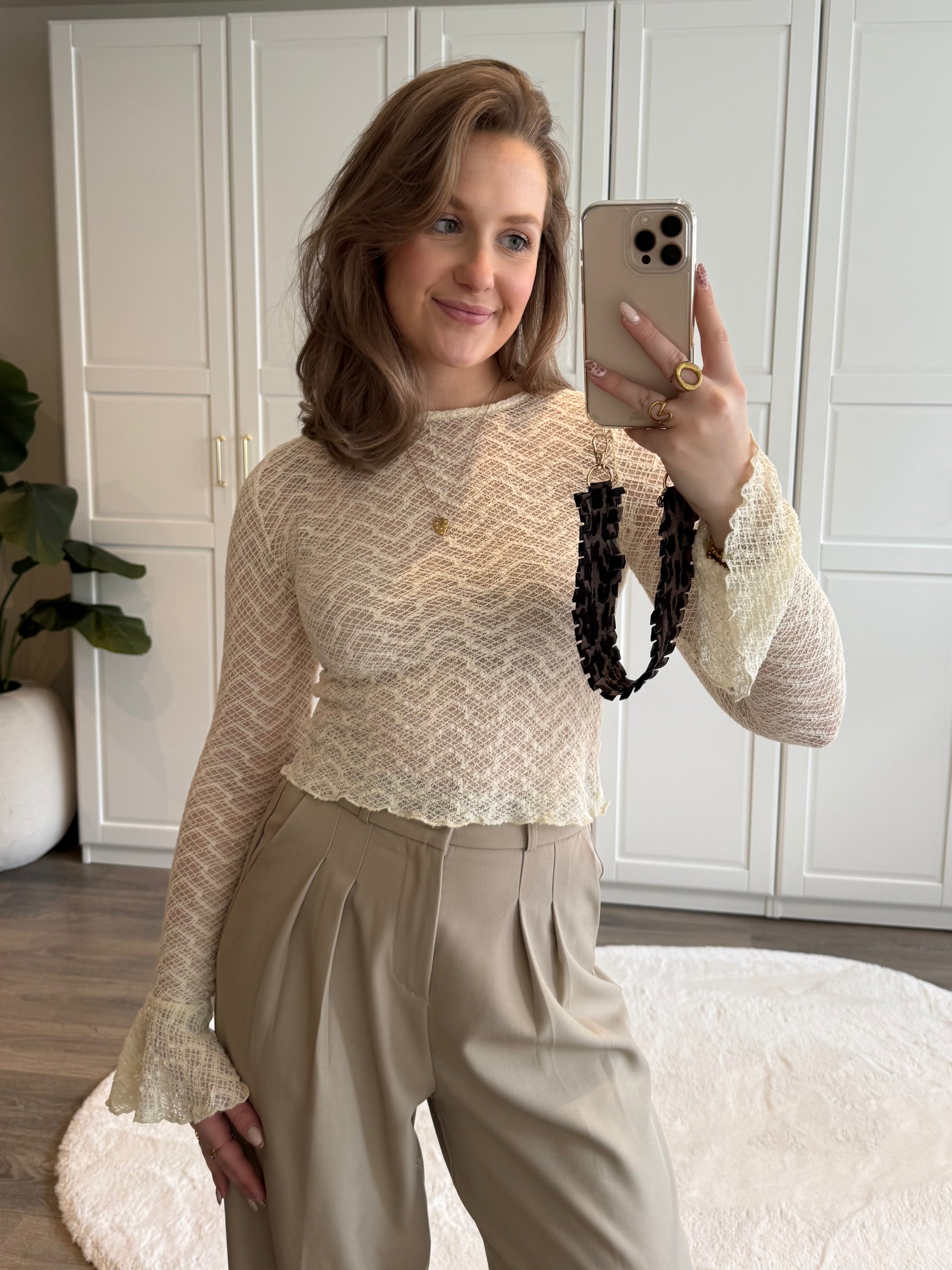 Top Fenna | Ecru