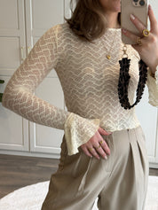 Top Fenna | Ecru