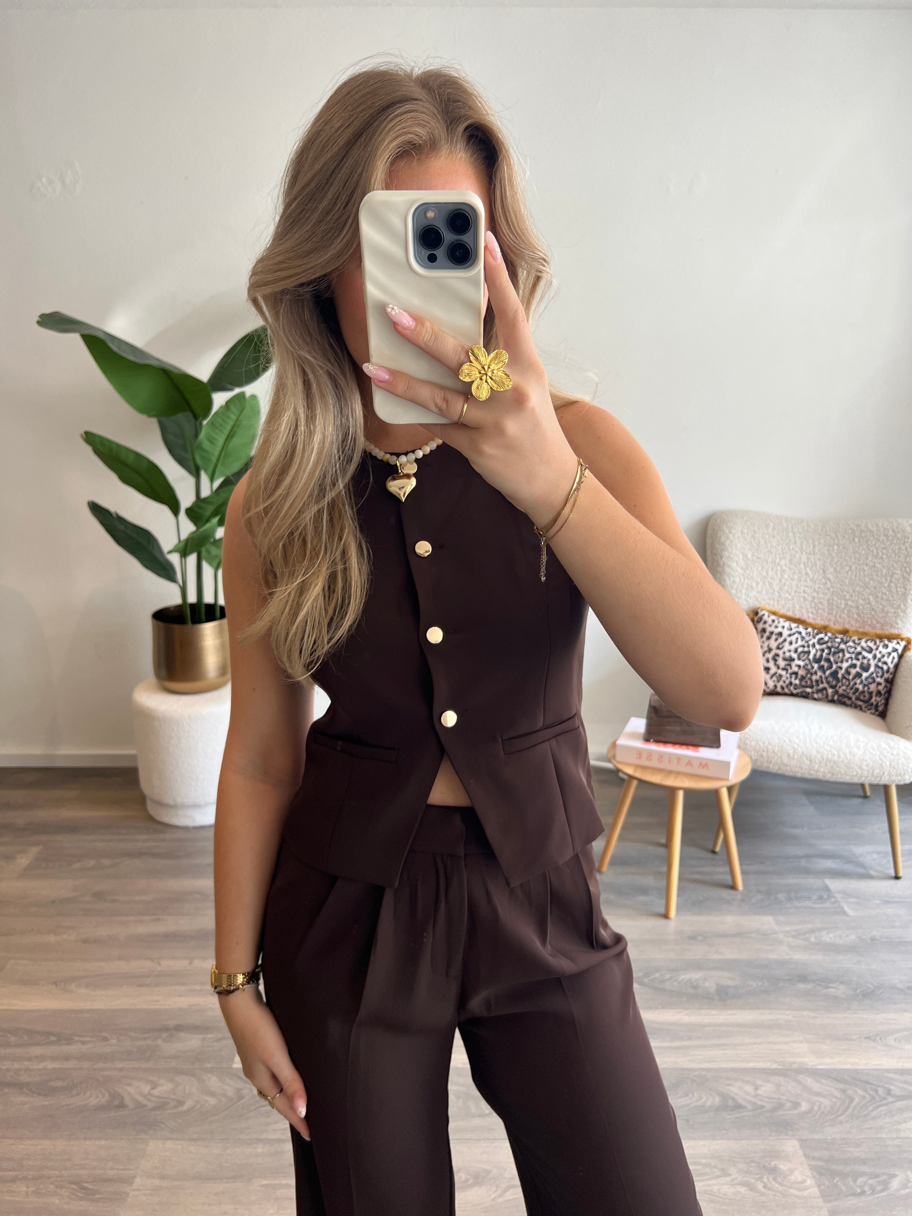 Gilet Lizzy | Choco
