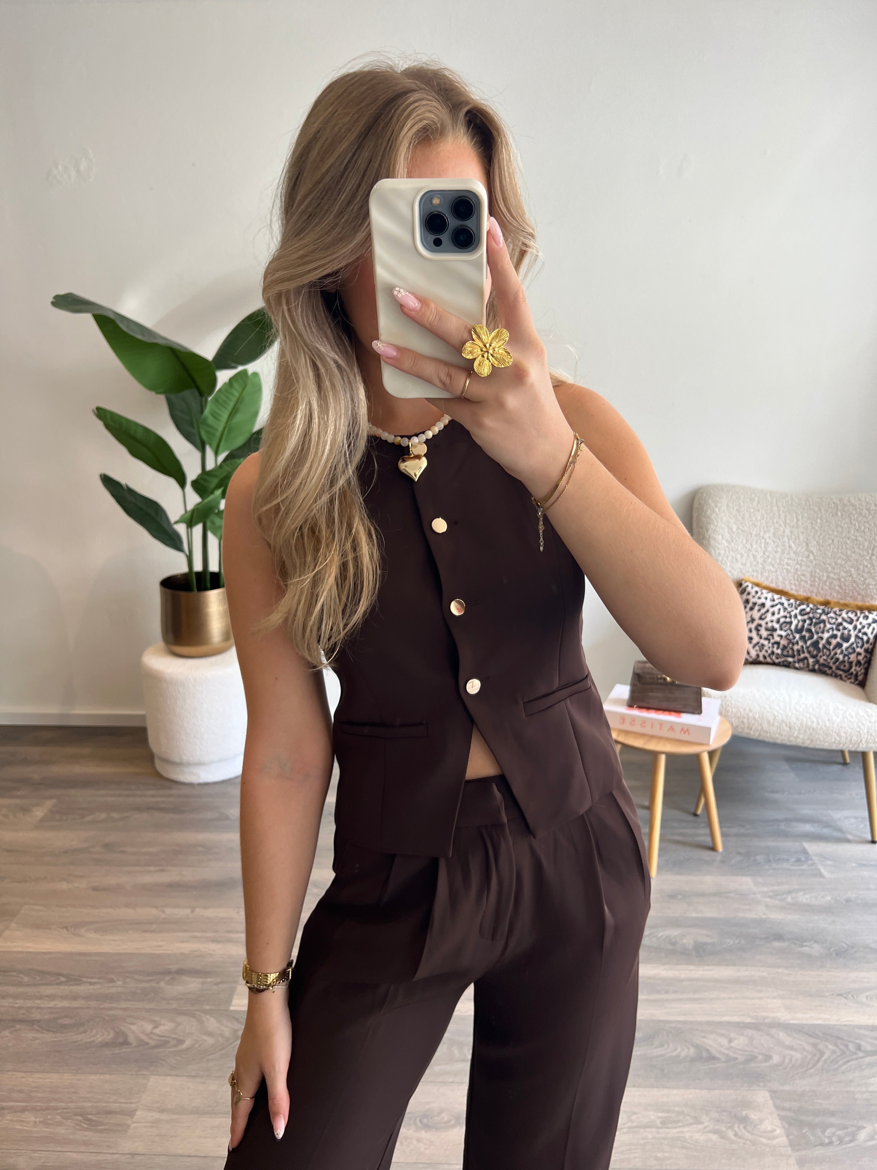 Gilet Lizzy | Choco