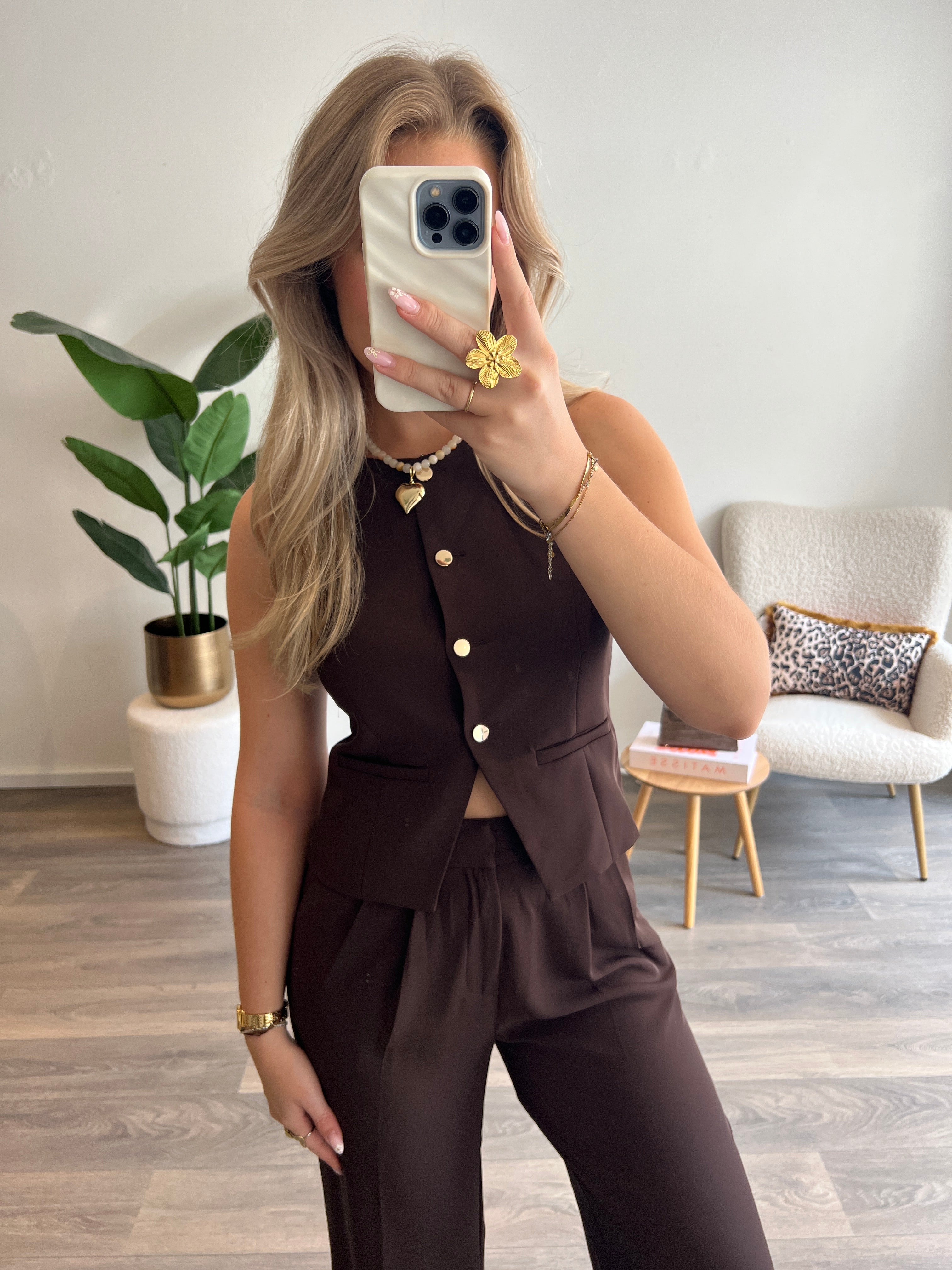 Gilet Lizzy | Choco