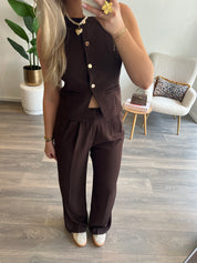 Gilet Lizzy | Choco