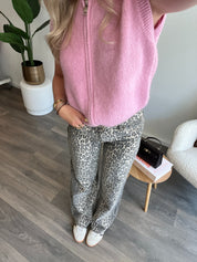 Wide Leg Jeans Tall | Leopard