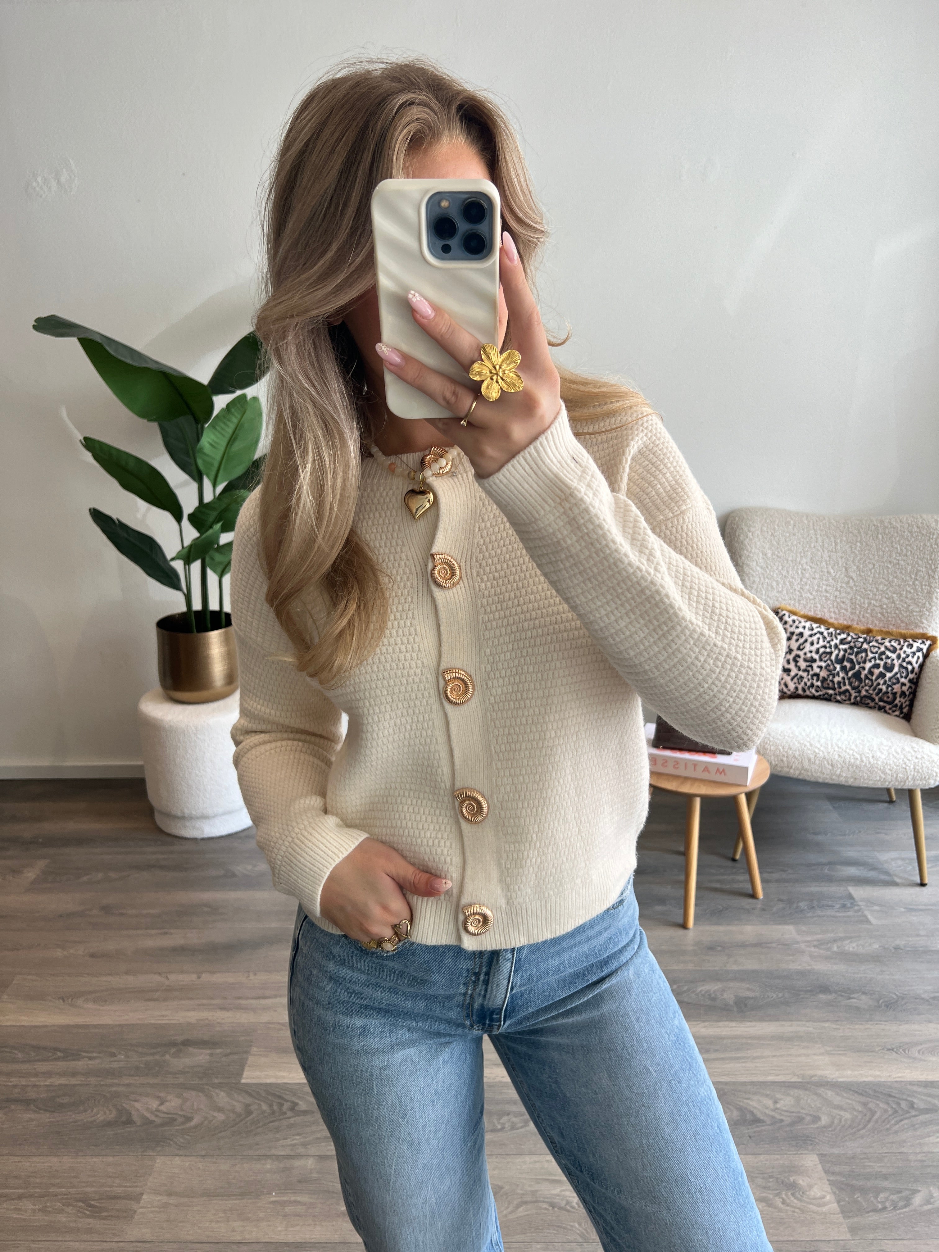 Vest Lio | Ecru
