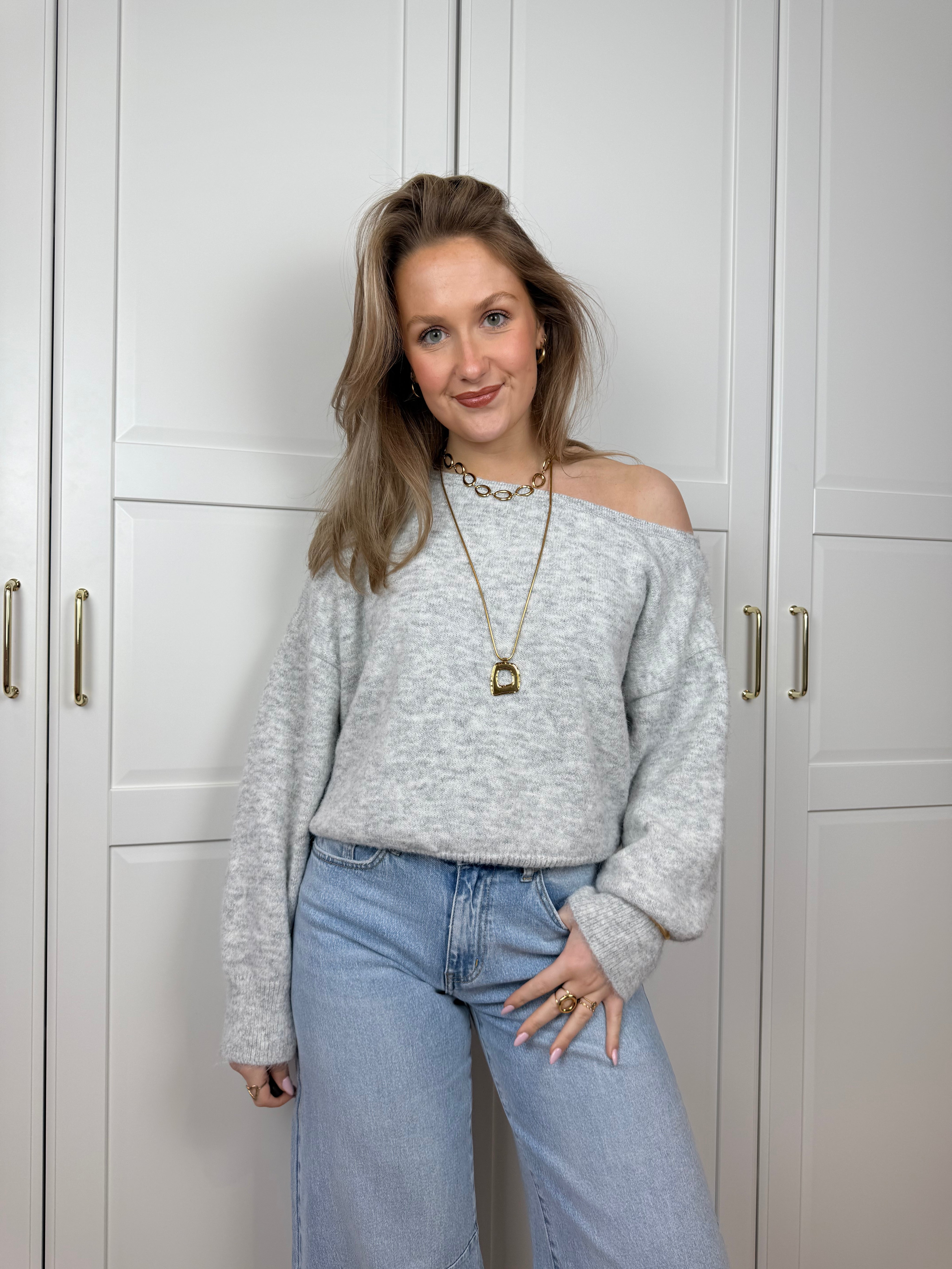 Trui Romee | Grijs