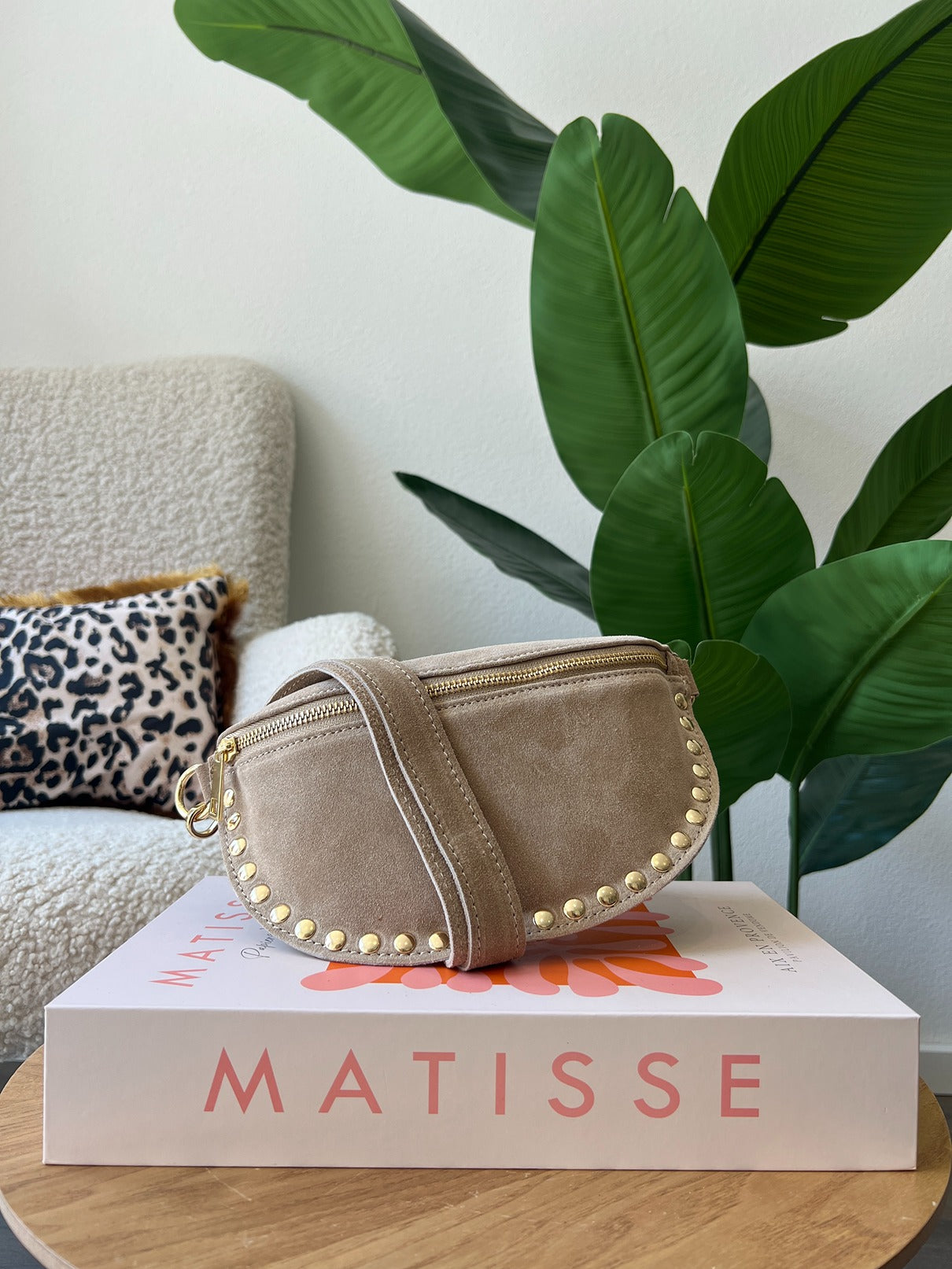 Festival Studs Tas | Beige