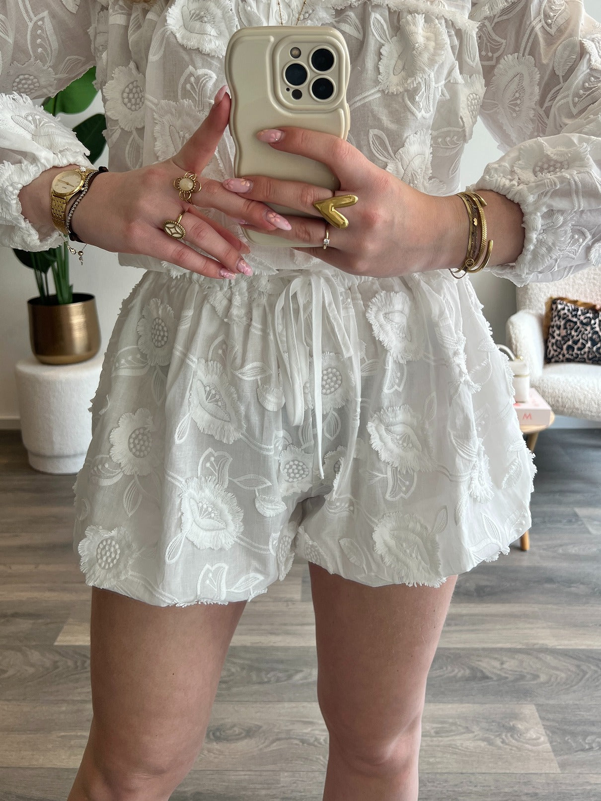 Flower Short Louise | Wit
