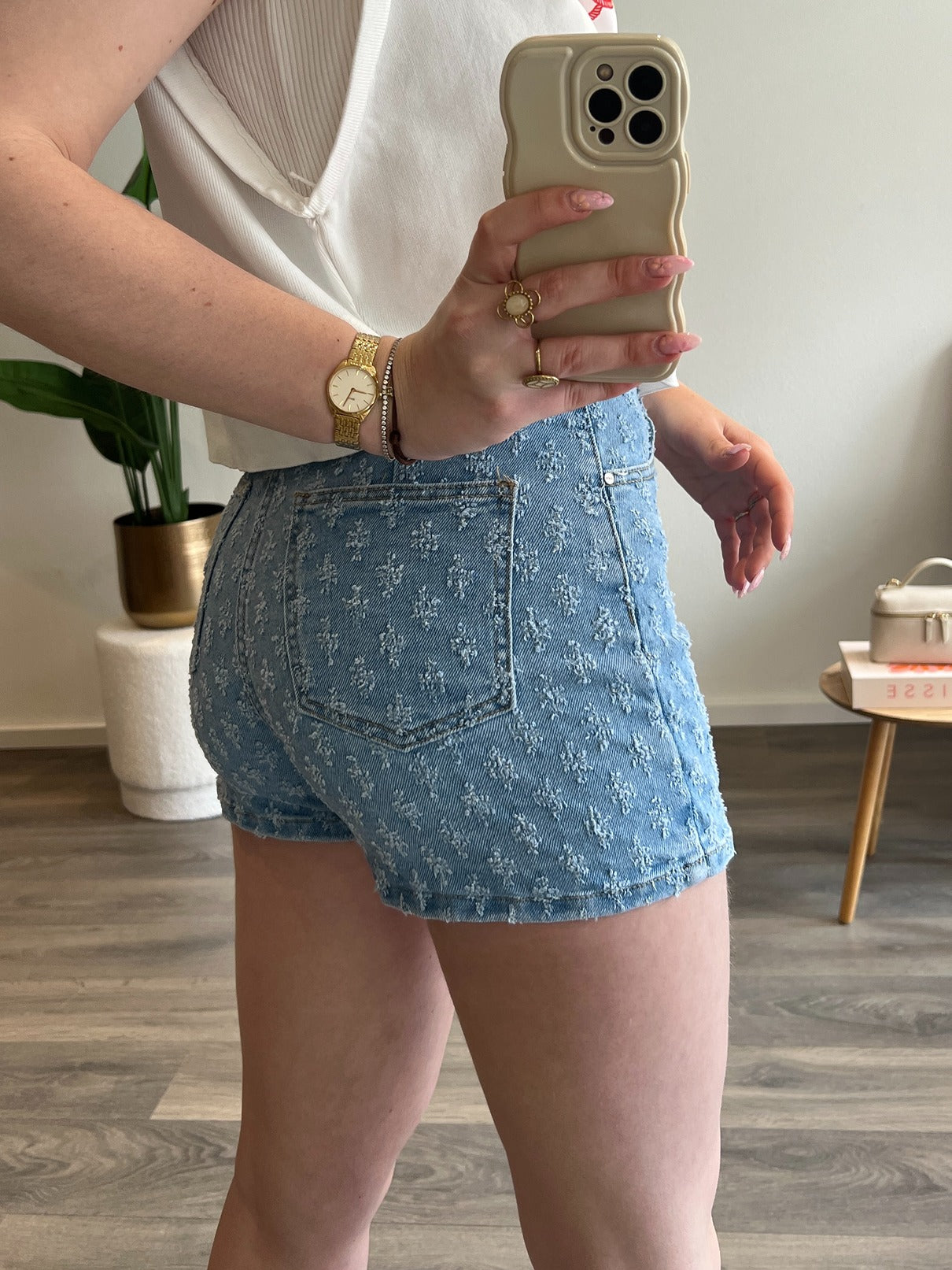 Denim Skort 3059 | Blauw
