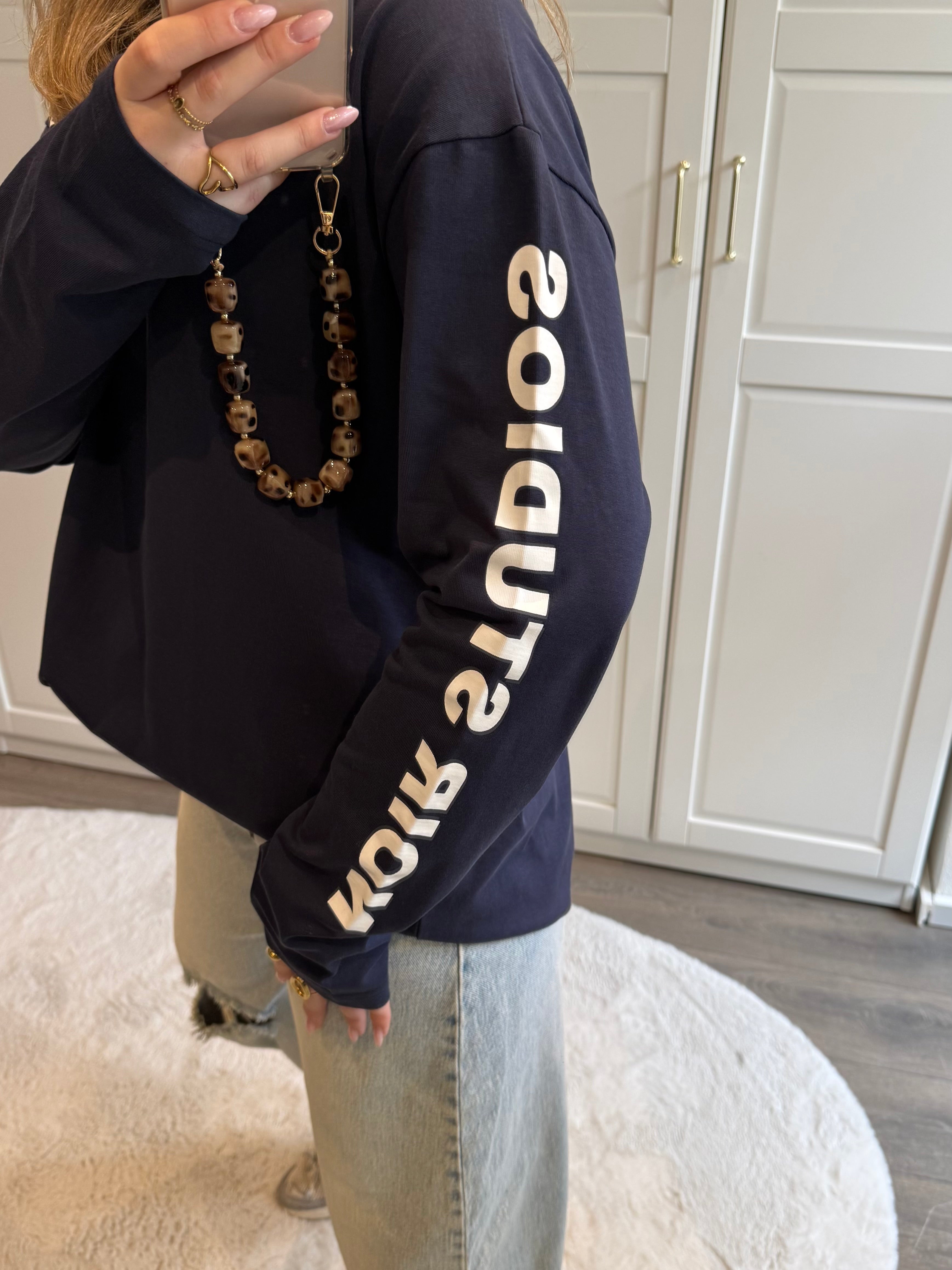 Longsleeve T-shirt Noir Studios | Navy