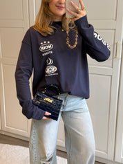 Longsleeve T-shirt Noir Studios | Navy