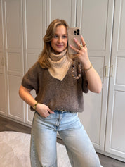 Trui Annabel | Taupe