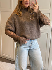 Trui Annabel | Taupe