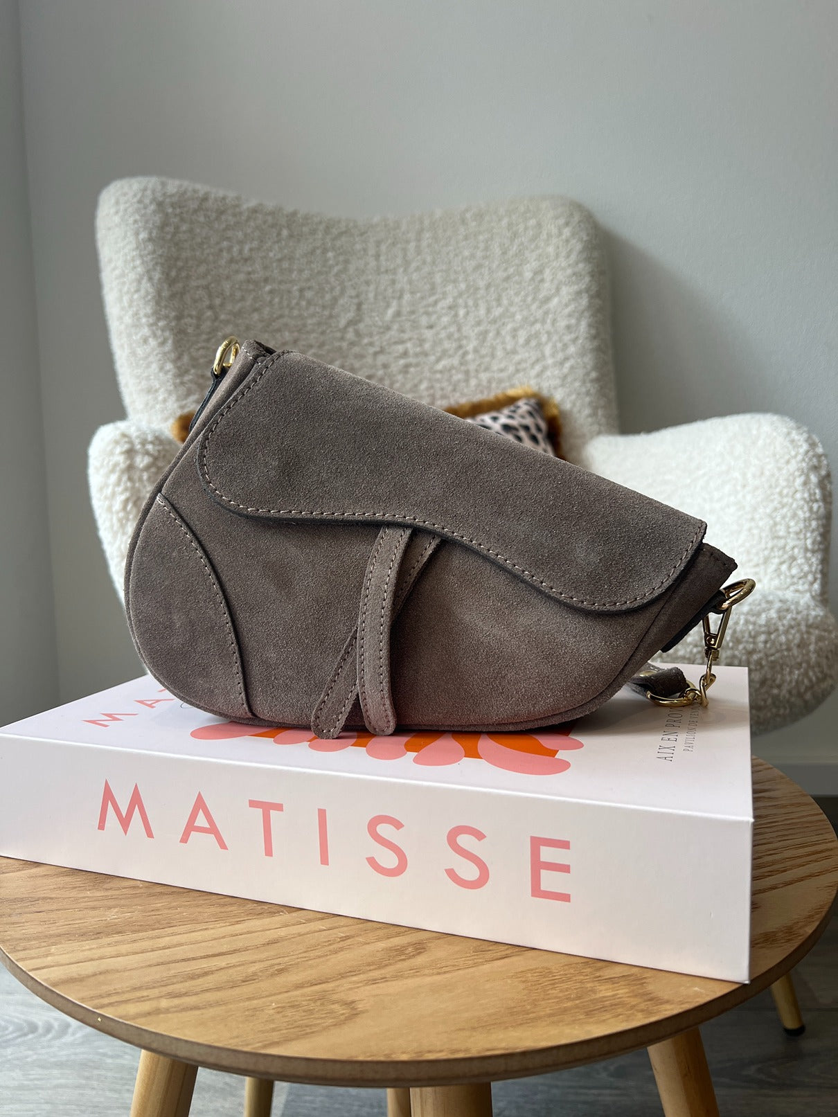 Tas Sandy Suede | Taupe