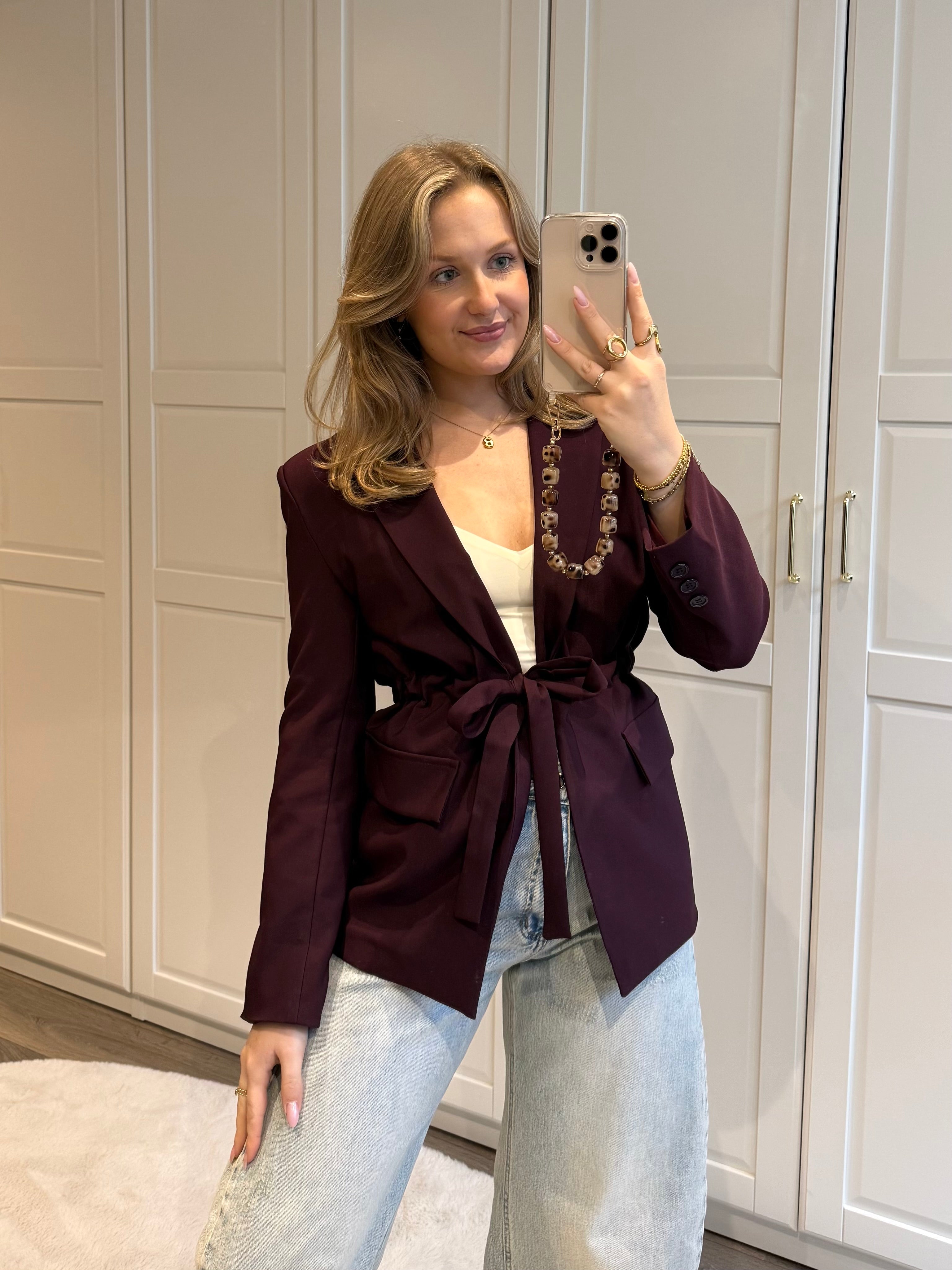Blazer June | Bordeaux