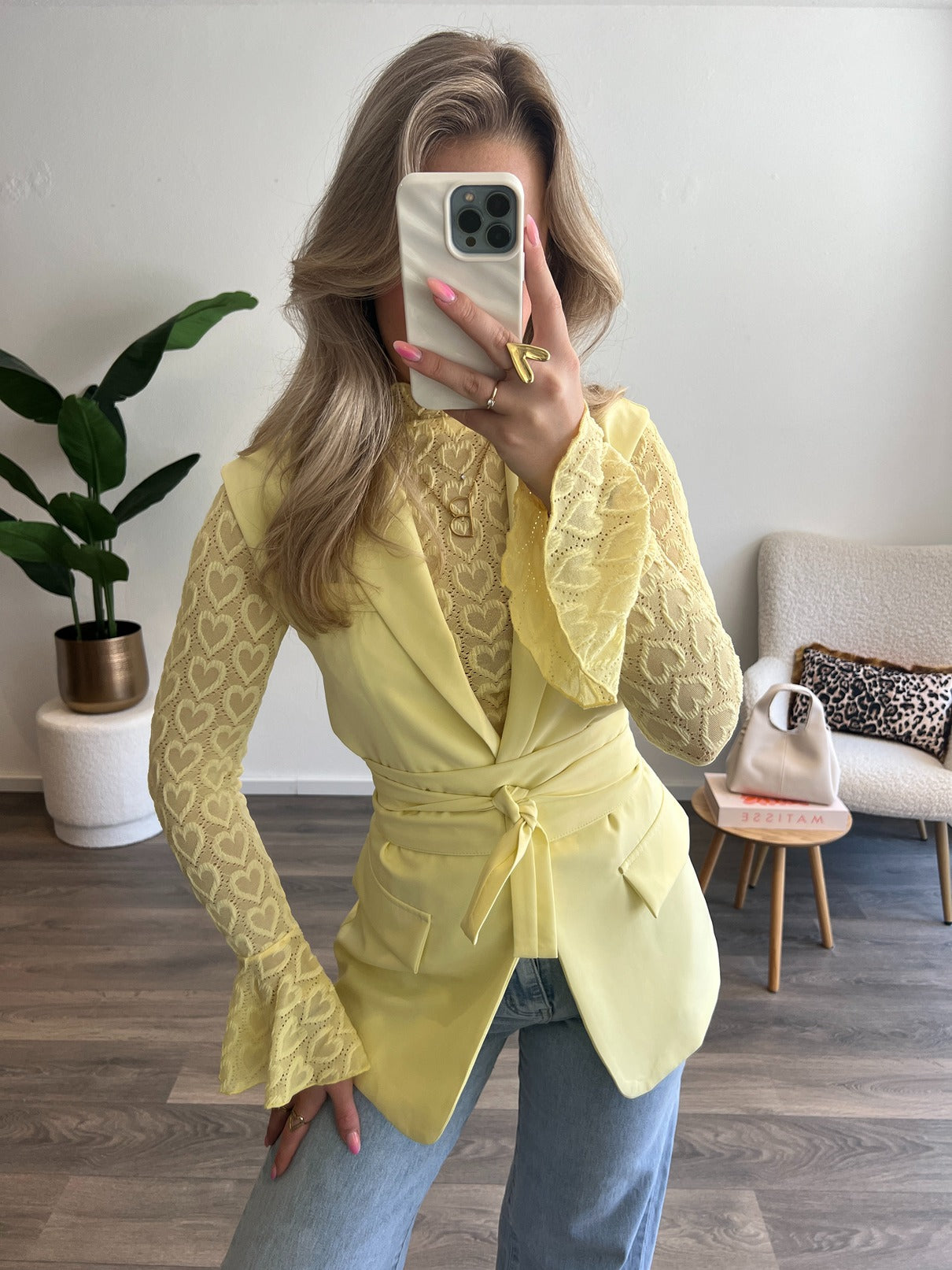 Gilet Livia | Geel