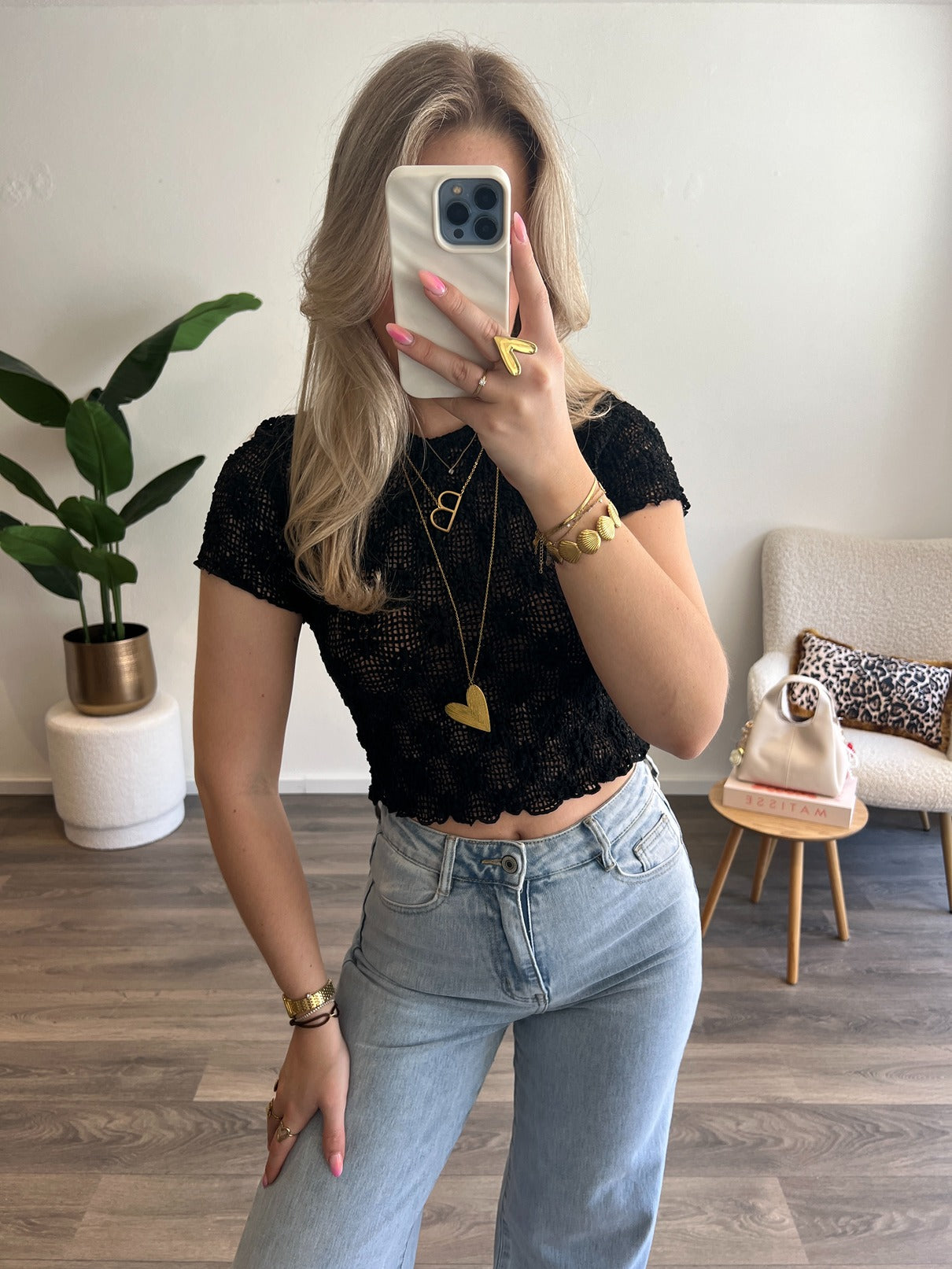 Top Lisa | Zwart