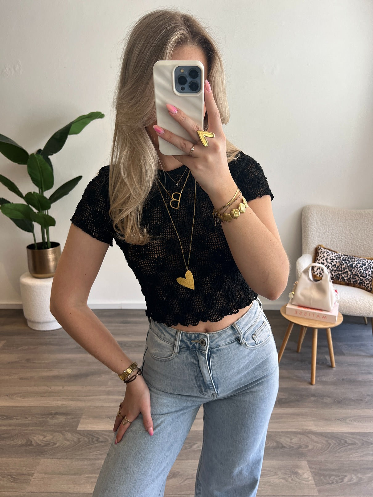 Top Lisa | Zwart