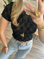 Top Lisa | Zwart