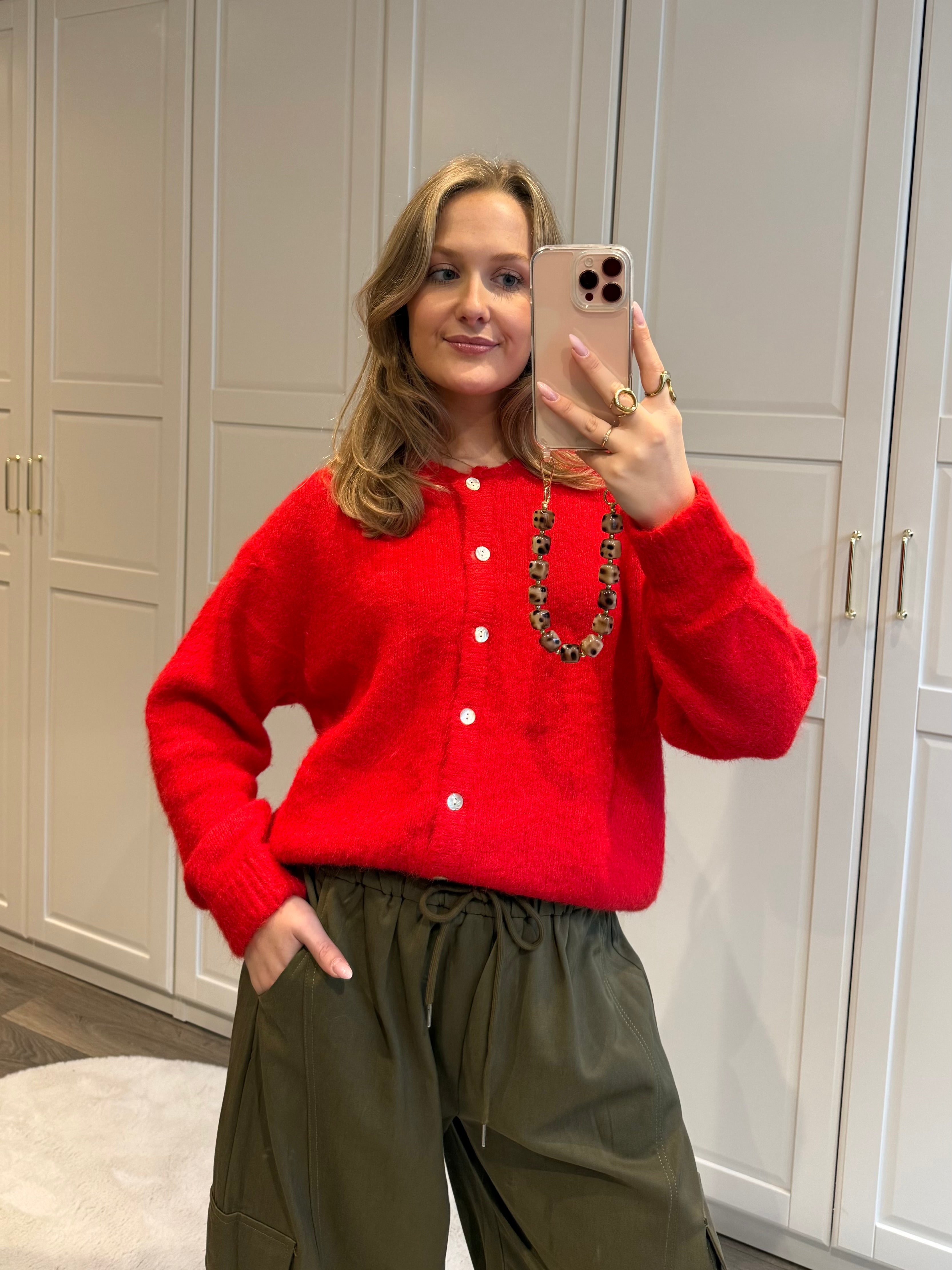 Vest Tessa | Rood