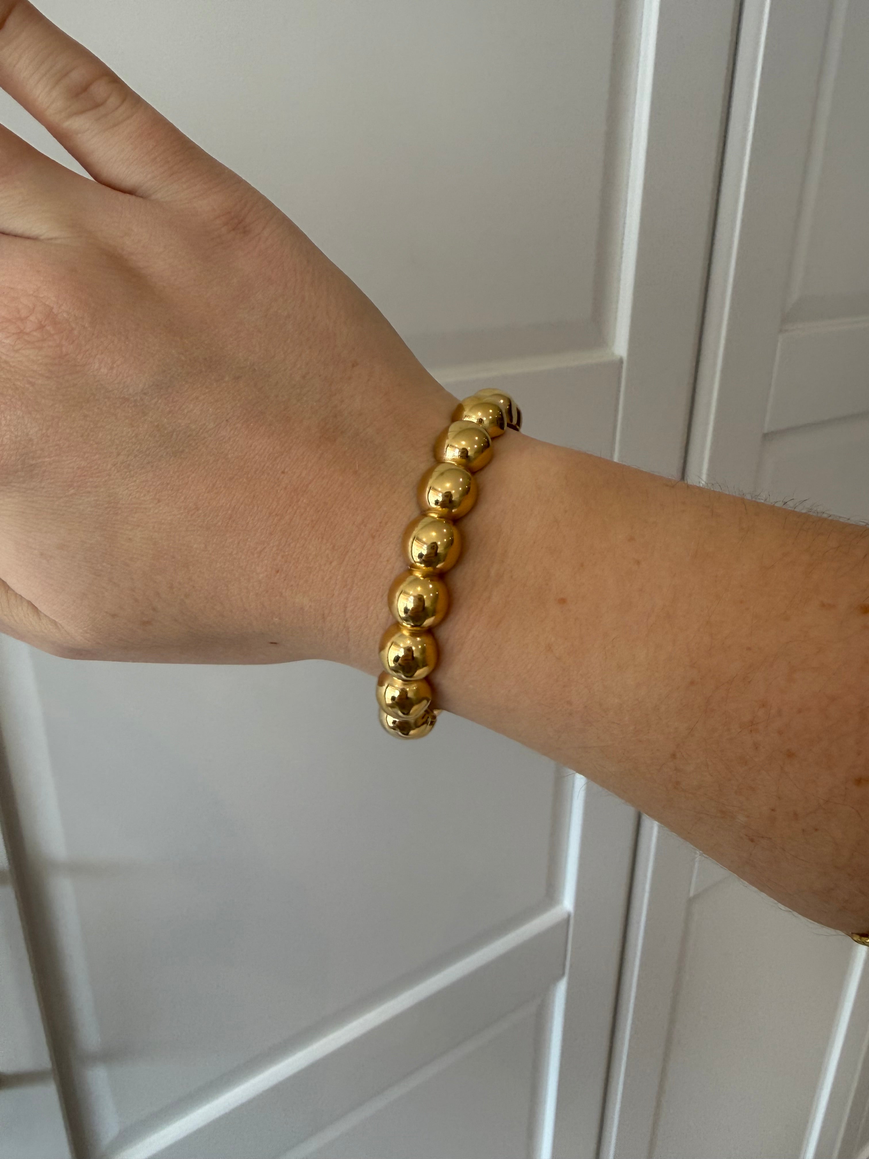 Bubble Bangle Armband | Goud