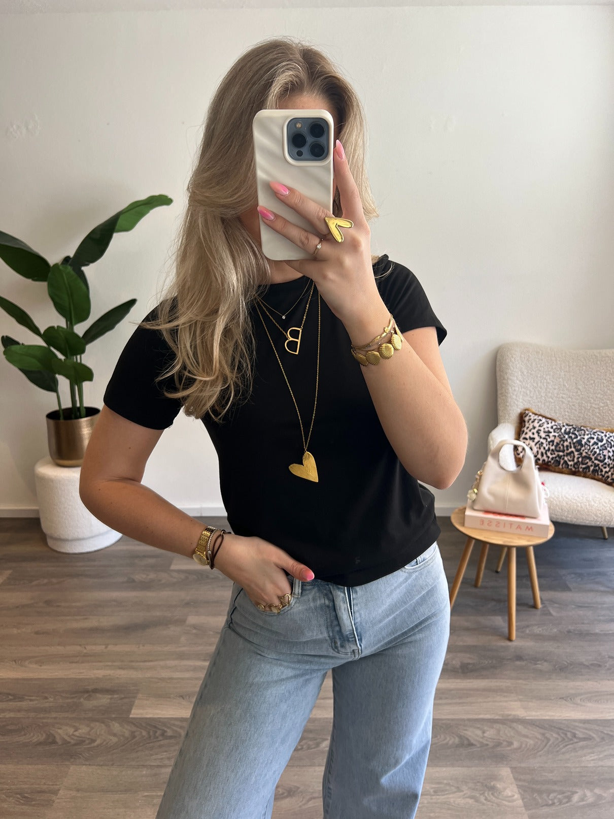 T-Shirt By Swan | Zwart