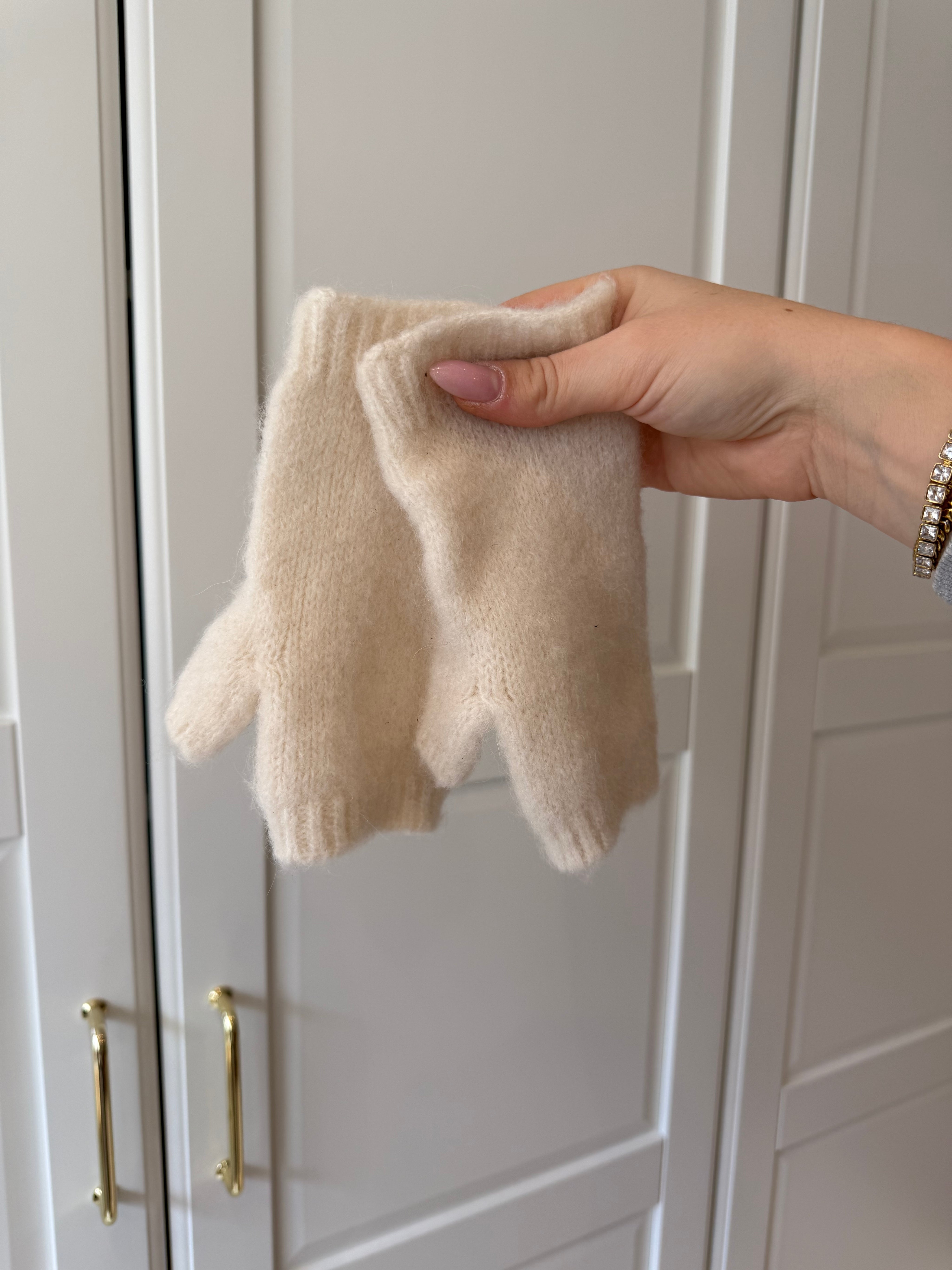Handschoenen Yuki | Creme