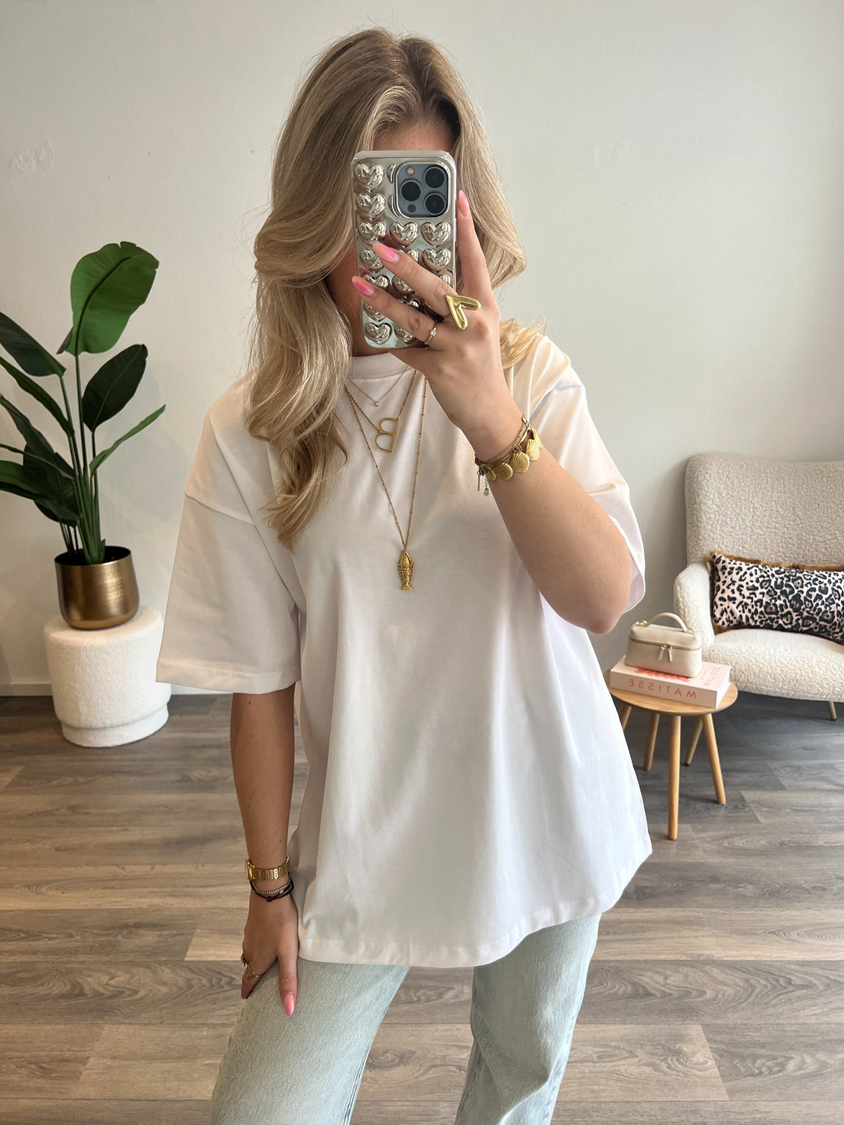 Basic T-shirt Novi | Wit