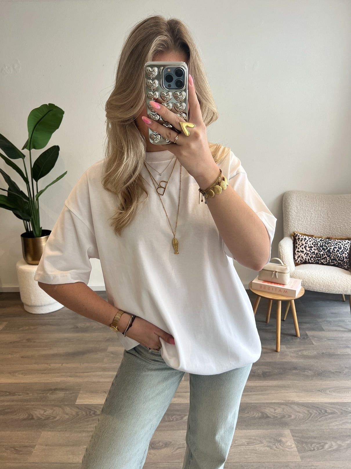 Basic T-shirt Novi | Wit