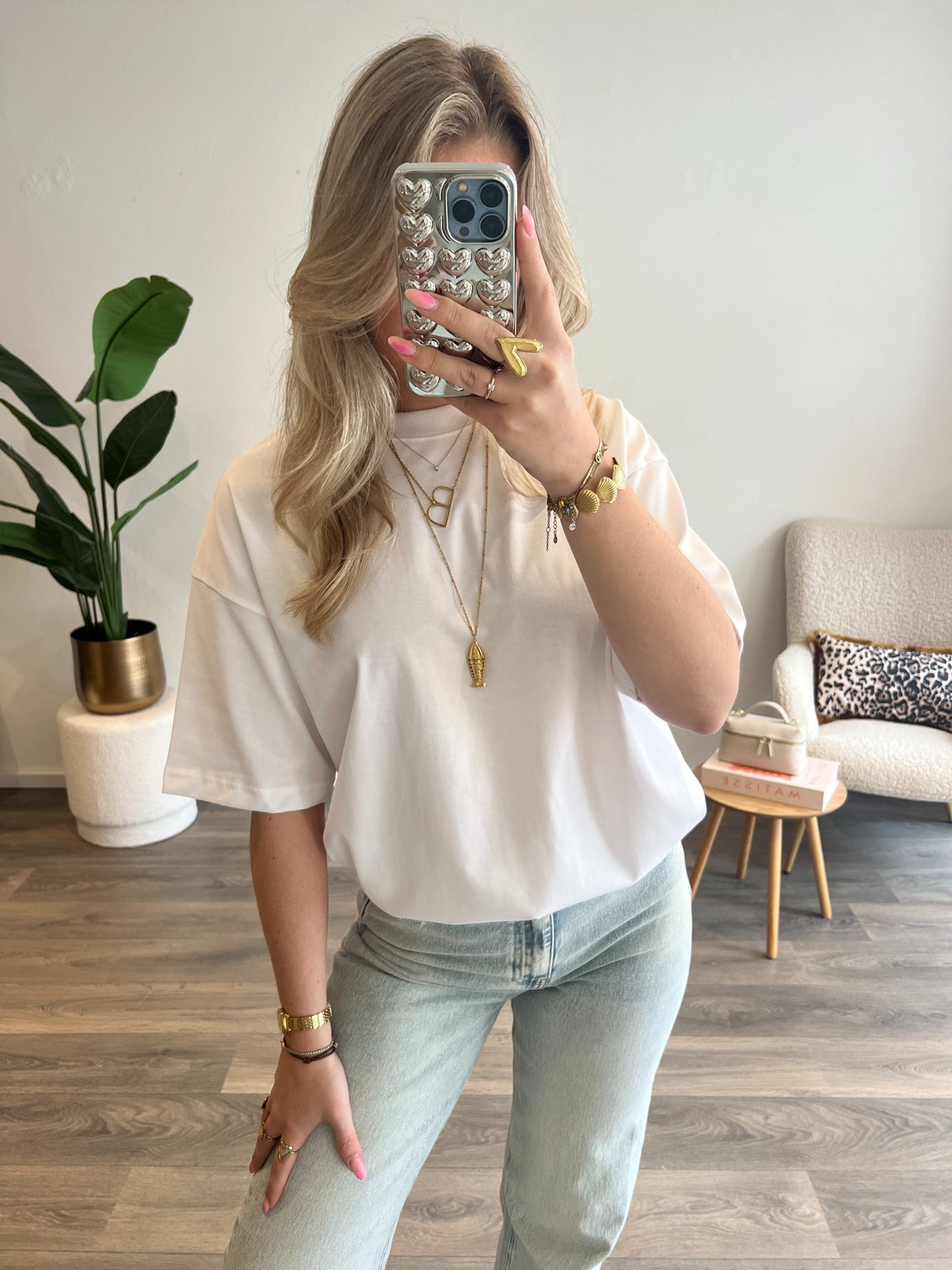 Basic T-shirt Novi | Wit