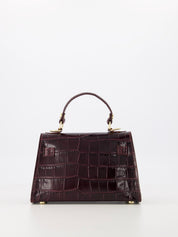 Tas Lore Croco | Bordeaux