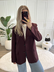 Split Blazer Tess | Bordeaux