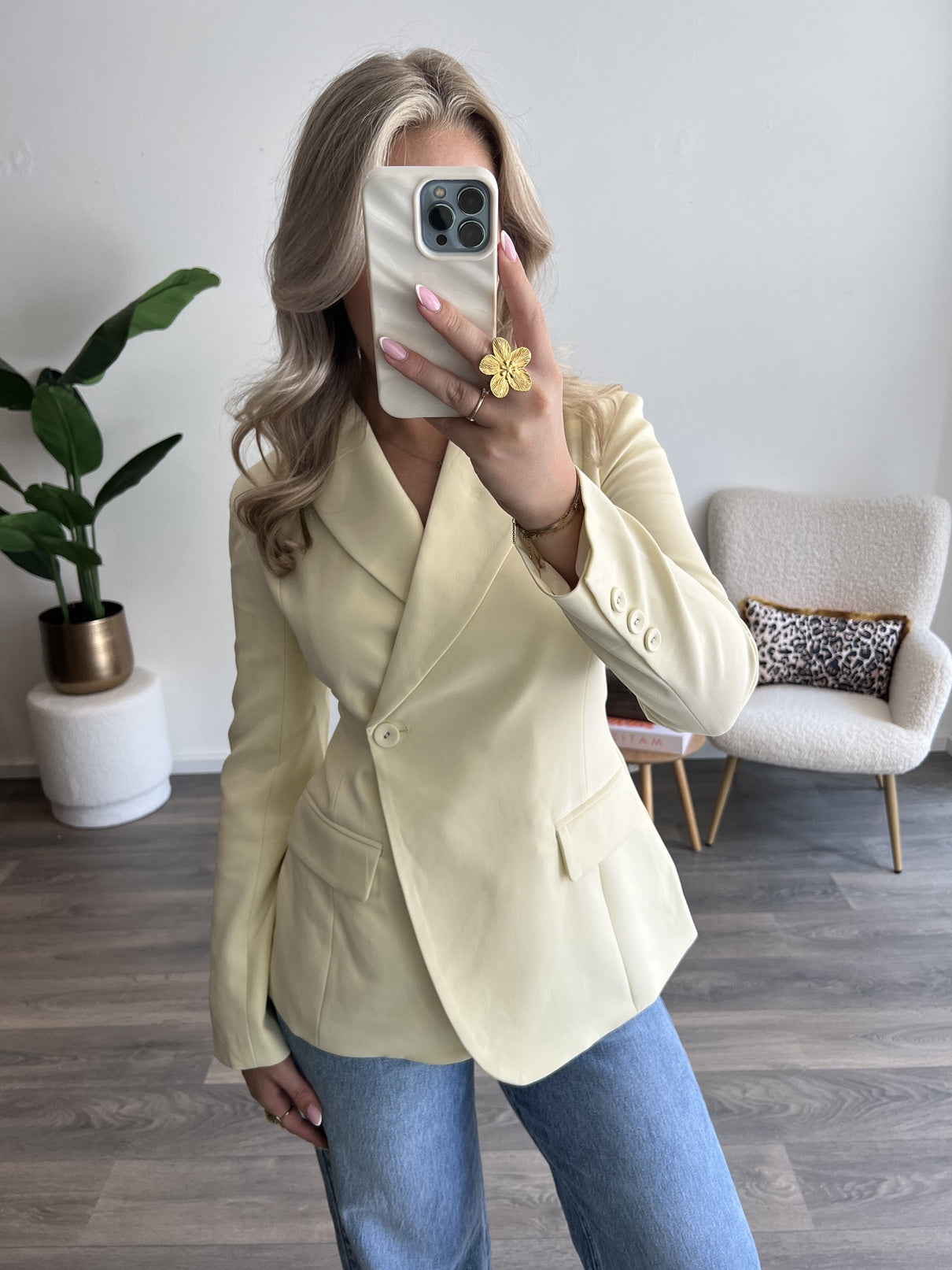 Blazer Kiki | Geel