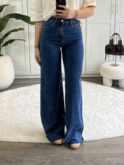 Tall Wide Leg Jeans 9131 | Blauw