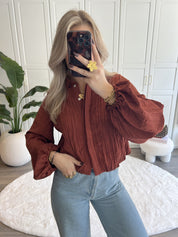 Blouse Ivy | Roest
