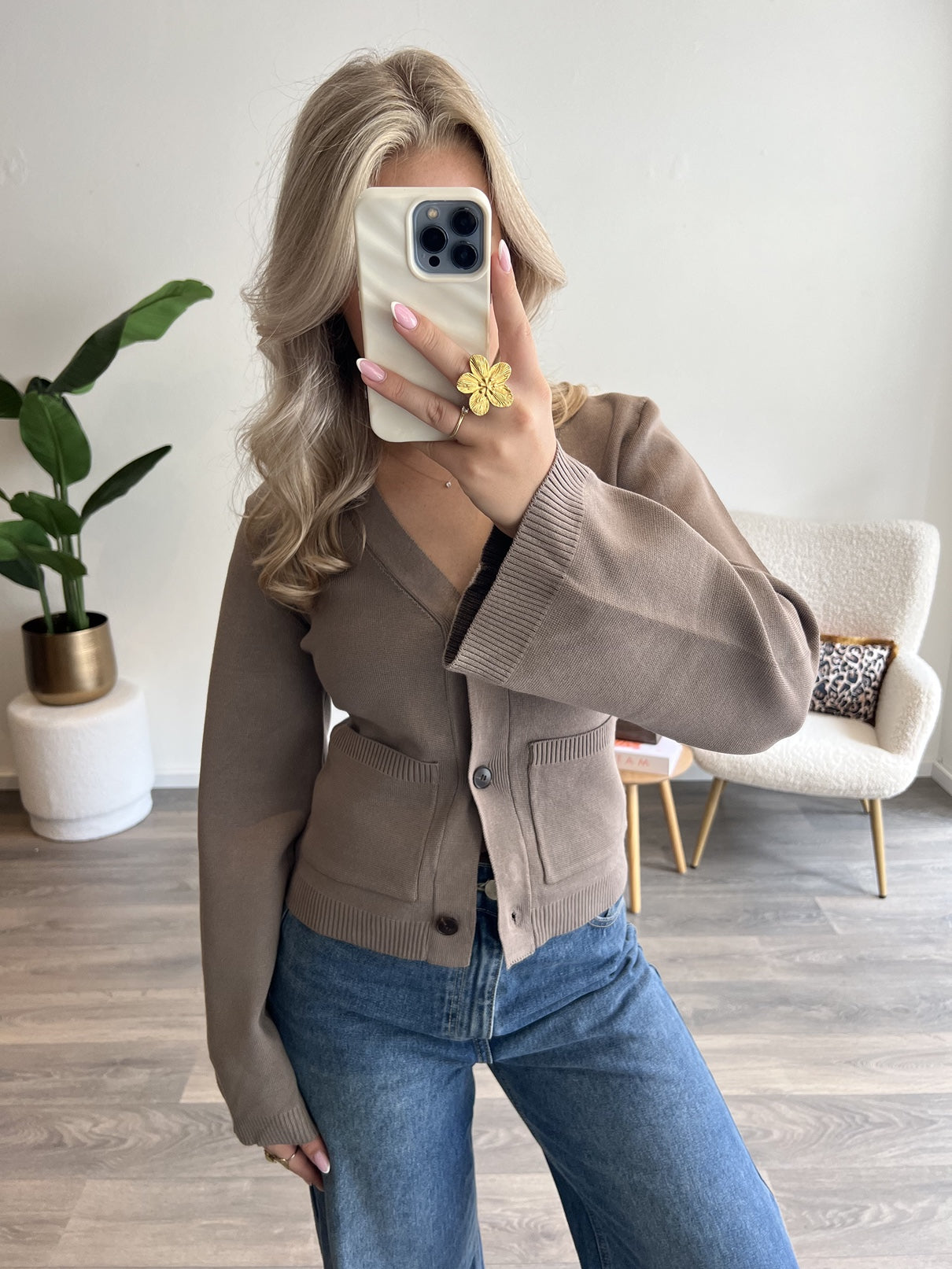 Vest Luca | Taupe