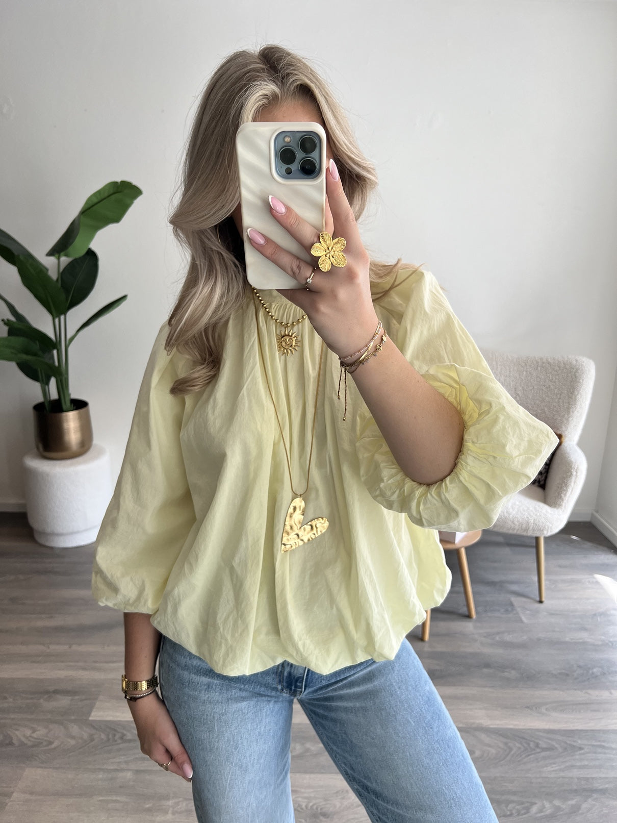 Blouse Coco | Geel